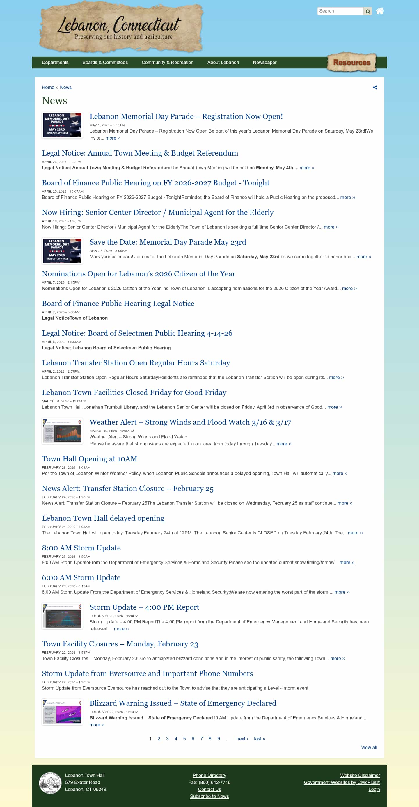 Latest website image capture
