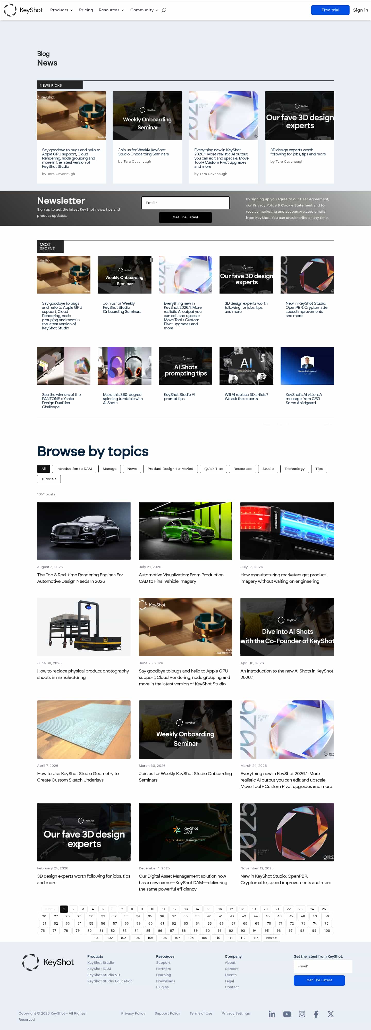 Latest website image capture