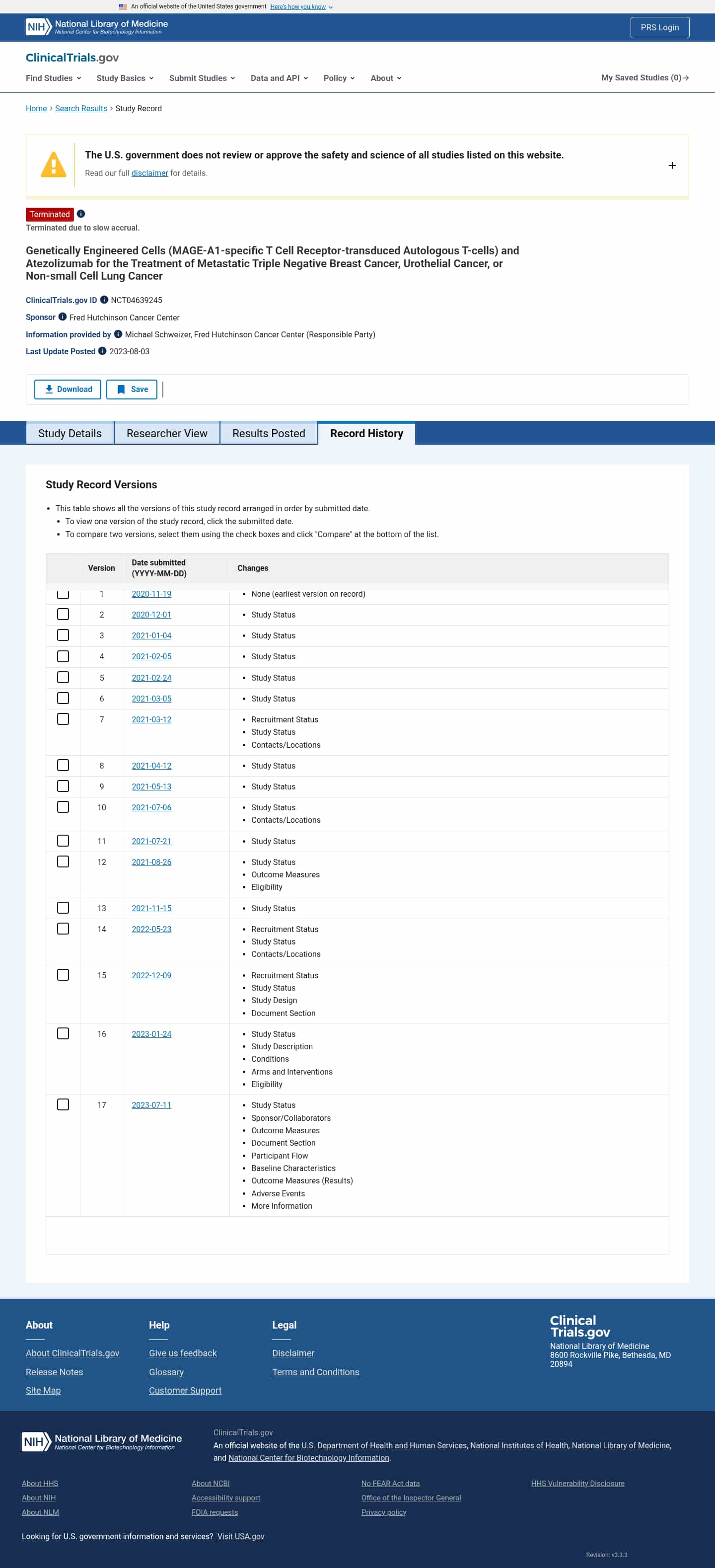Latest website image capture