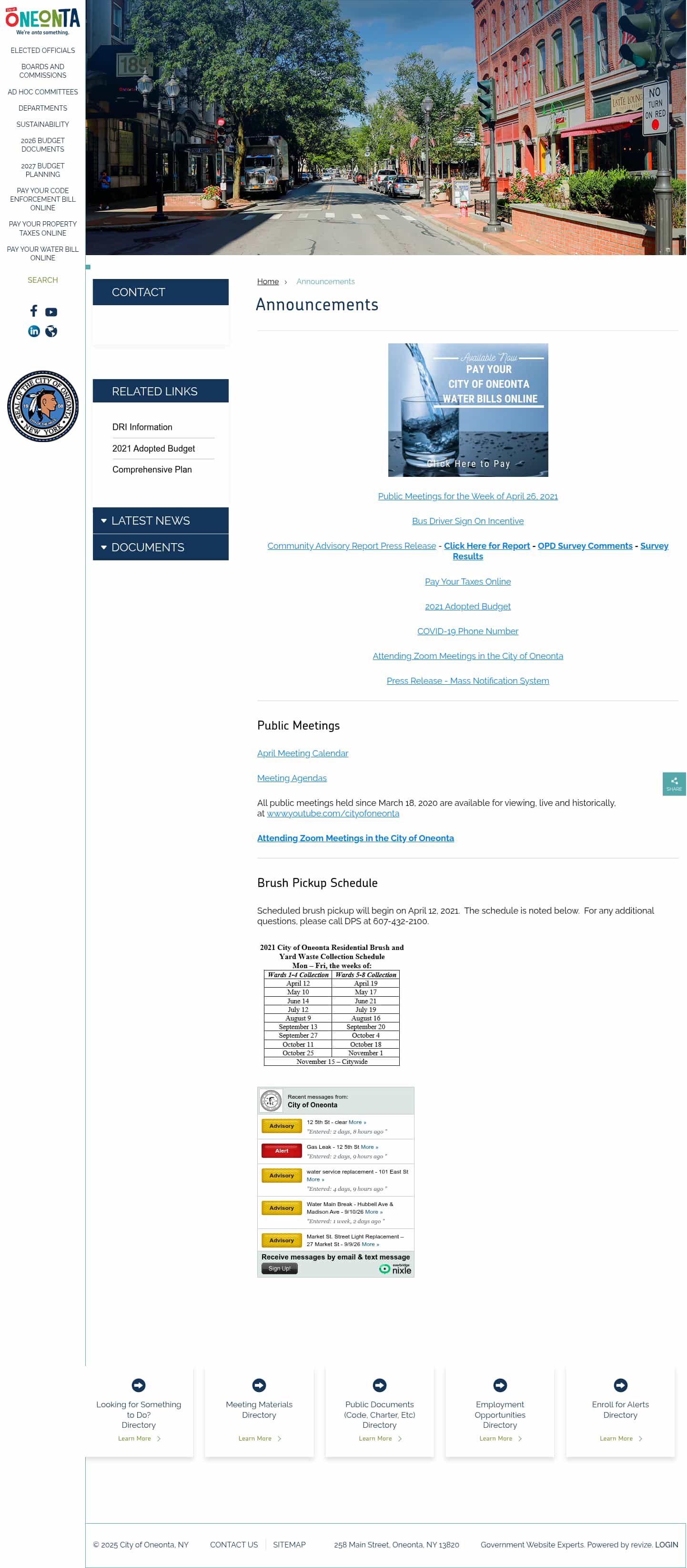 Latest website image capture
