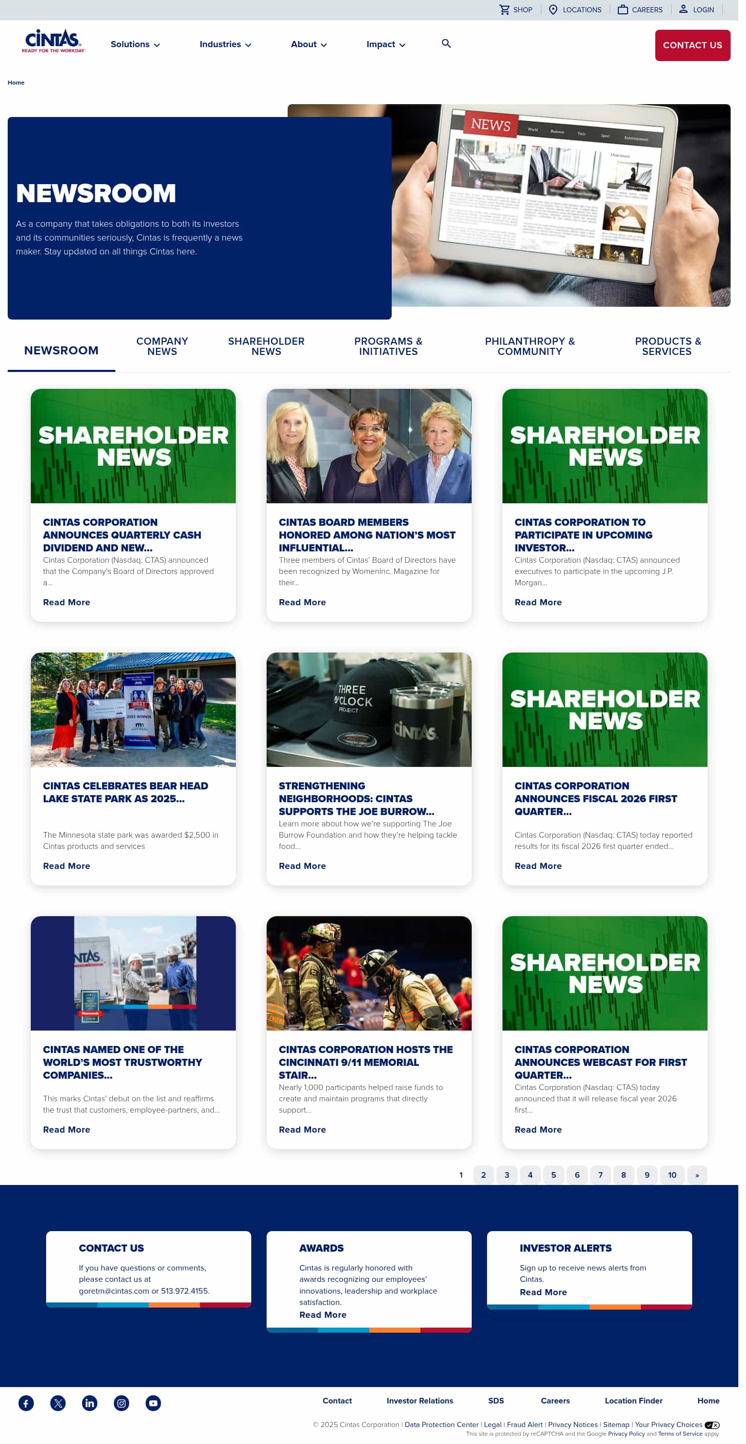 Latest website image capture