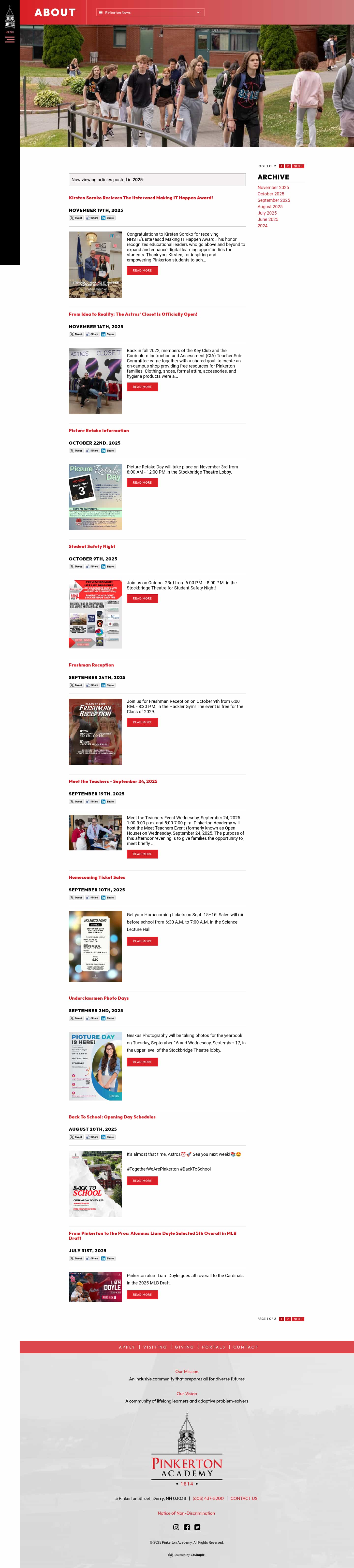 Latest website image capture