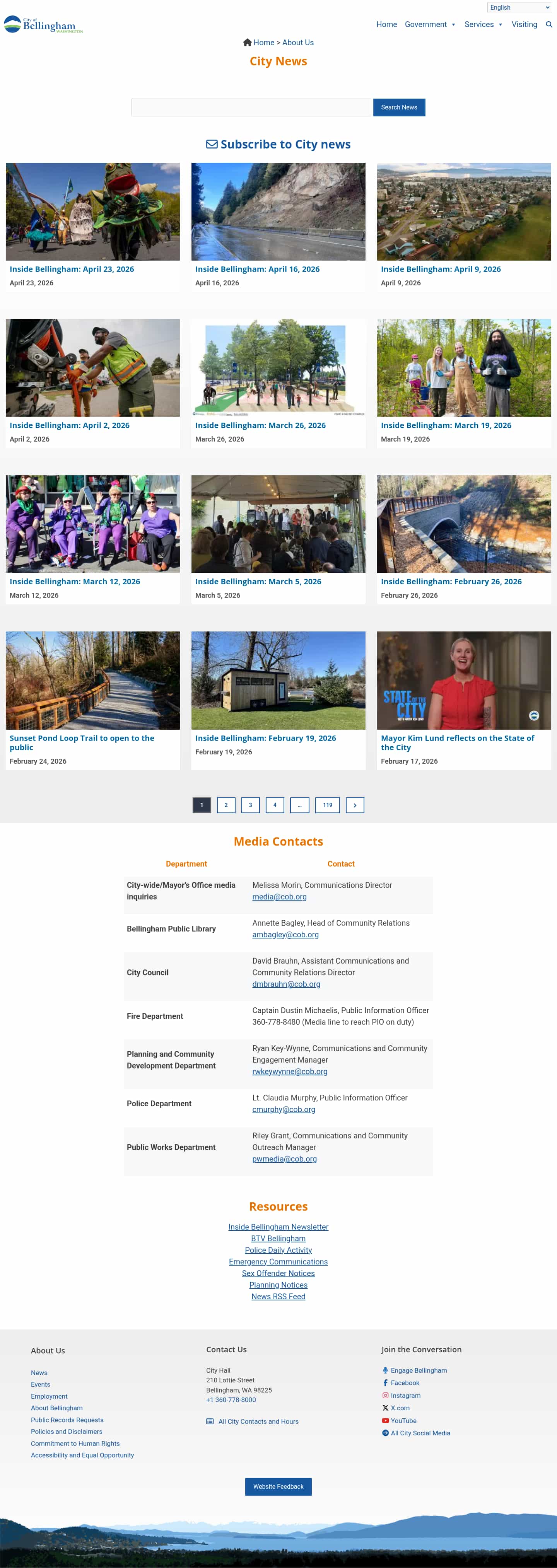 Latest website image capture