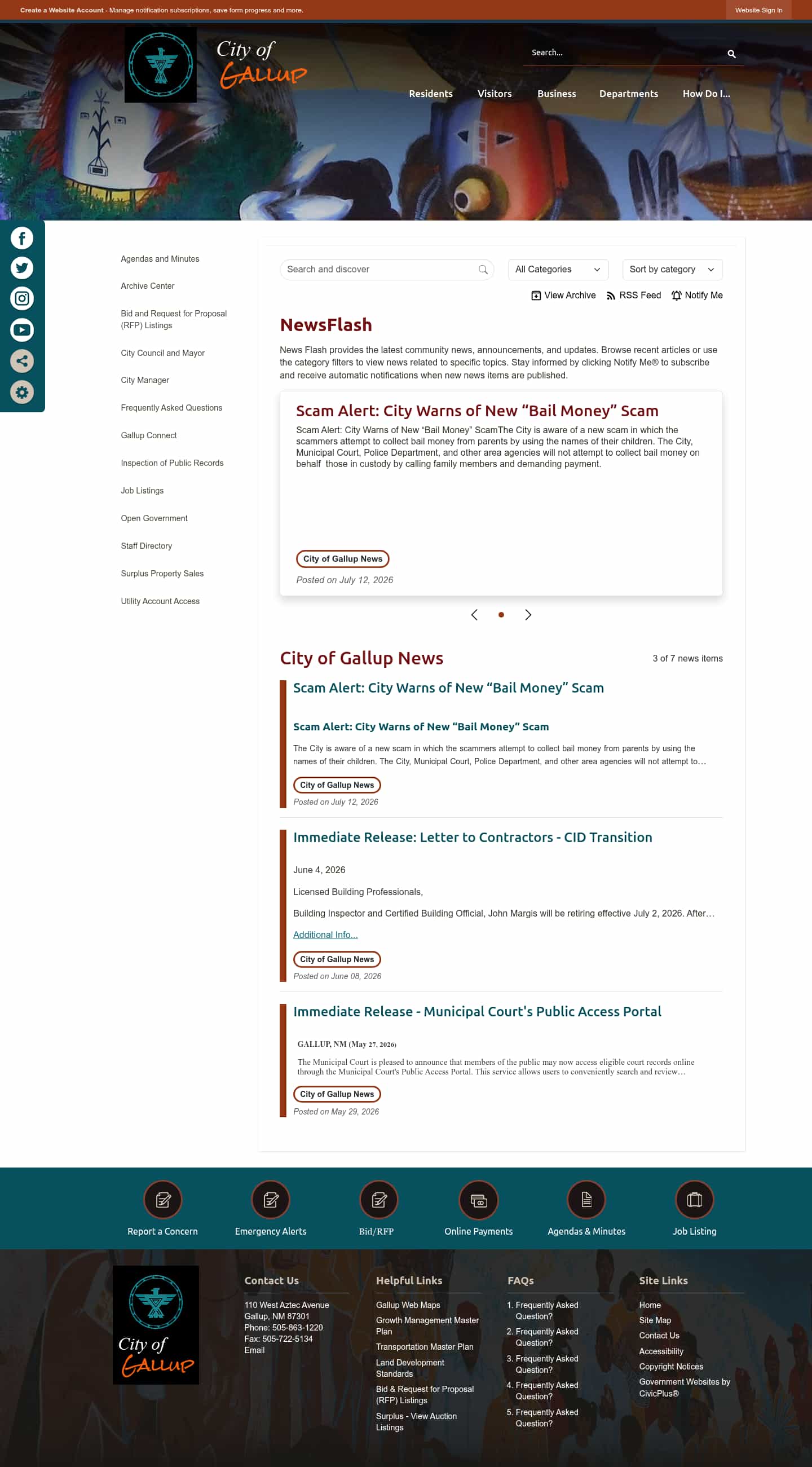Latest website image capture