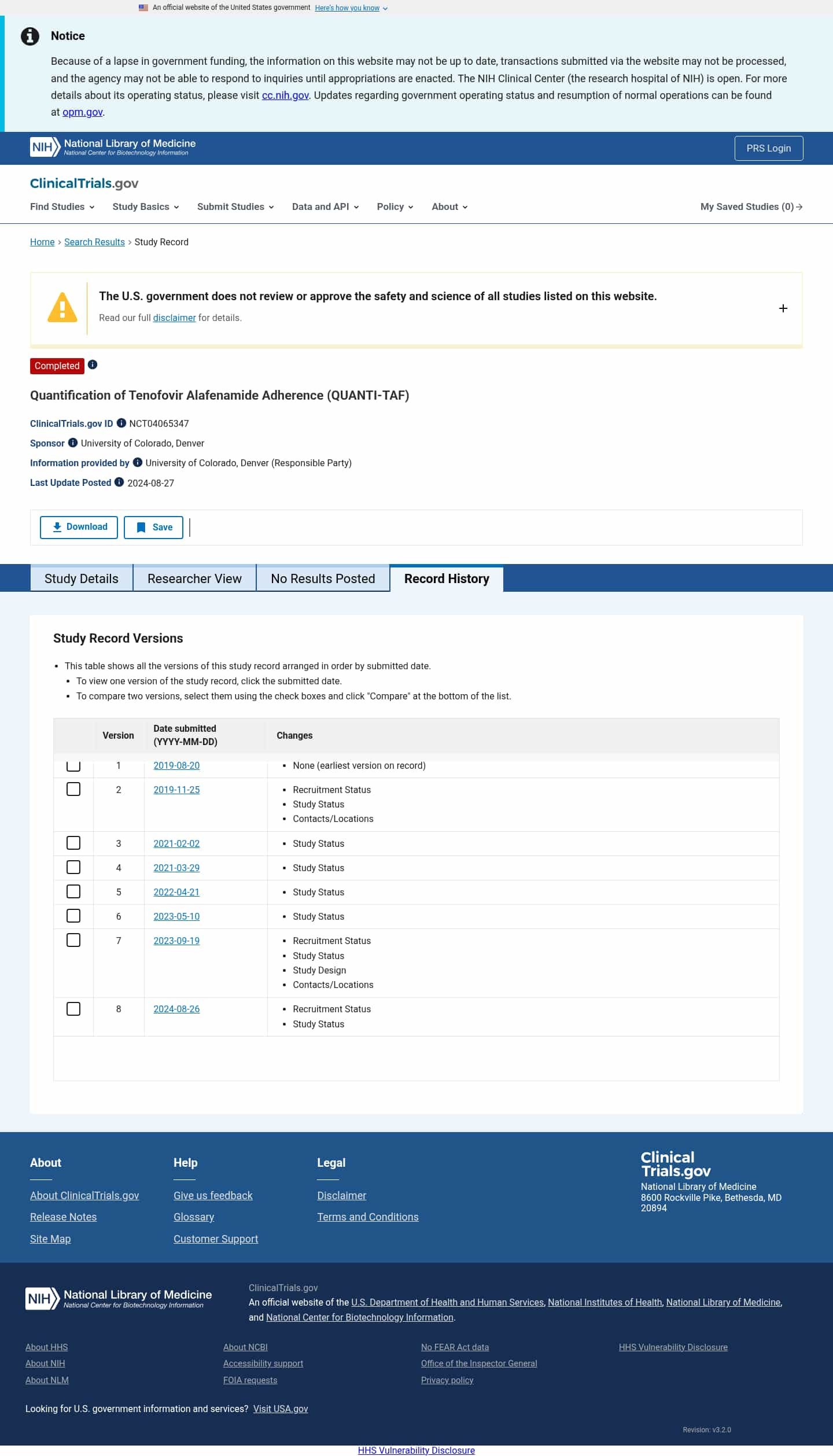 Latest website image capture
