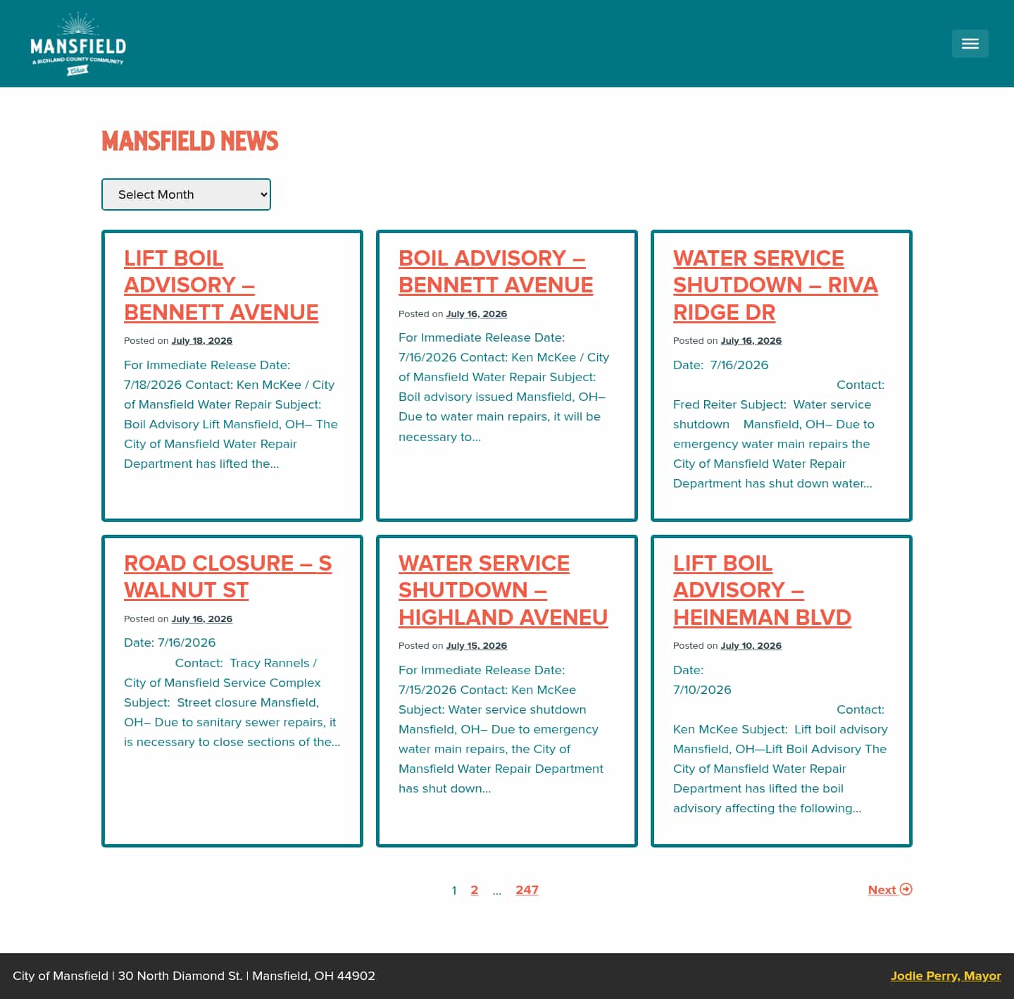 Latest website image capture
