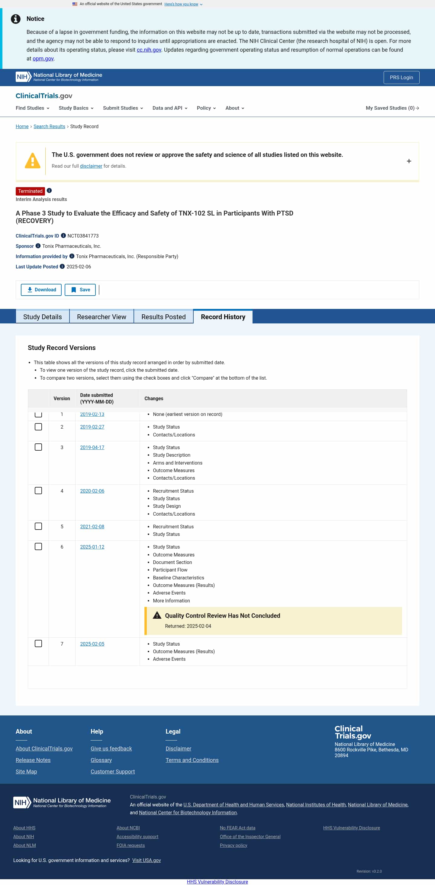 Latest website image capture