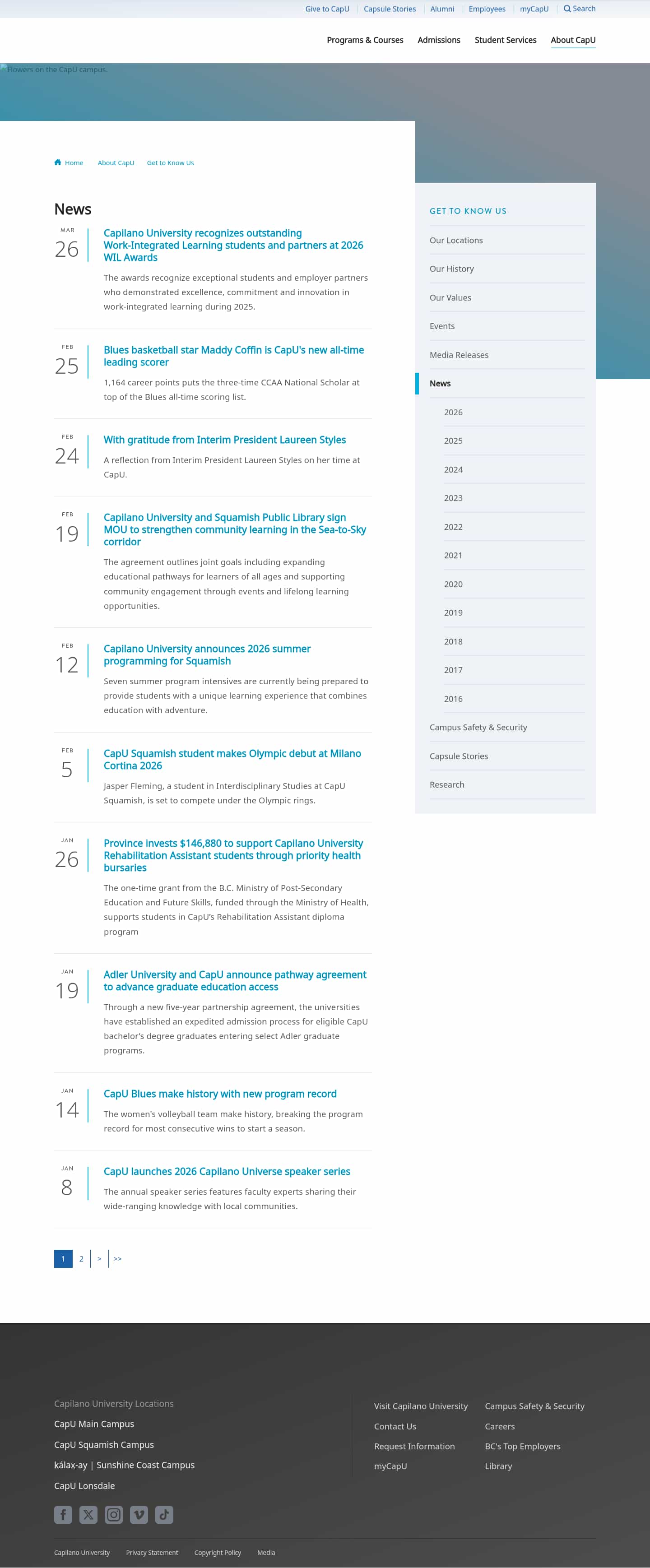 Latest website image capture