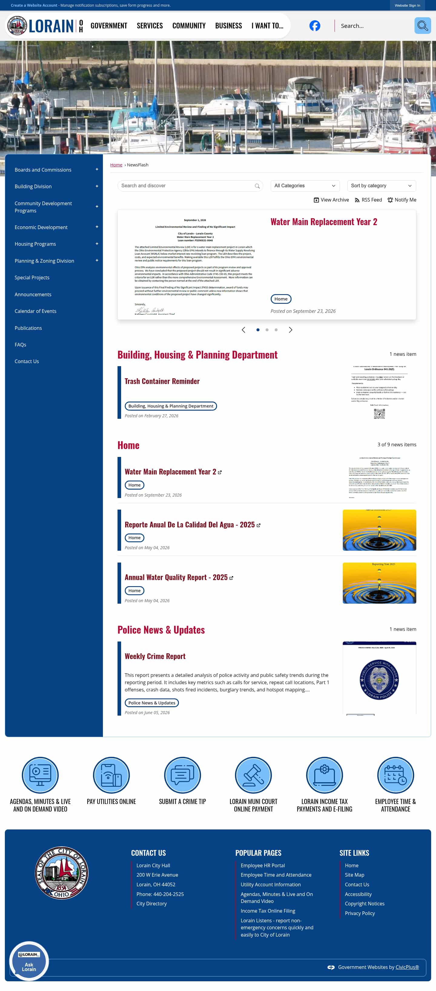 Latest website image capture