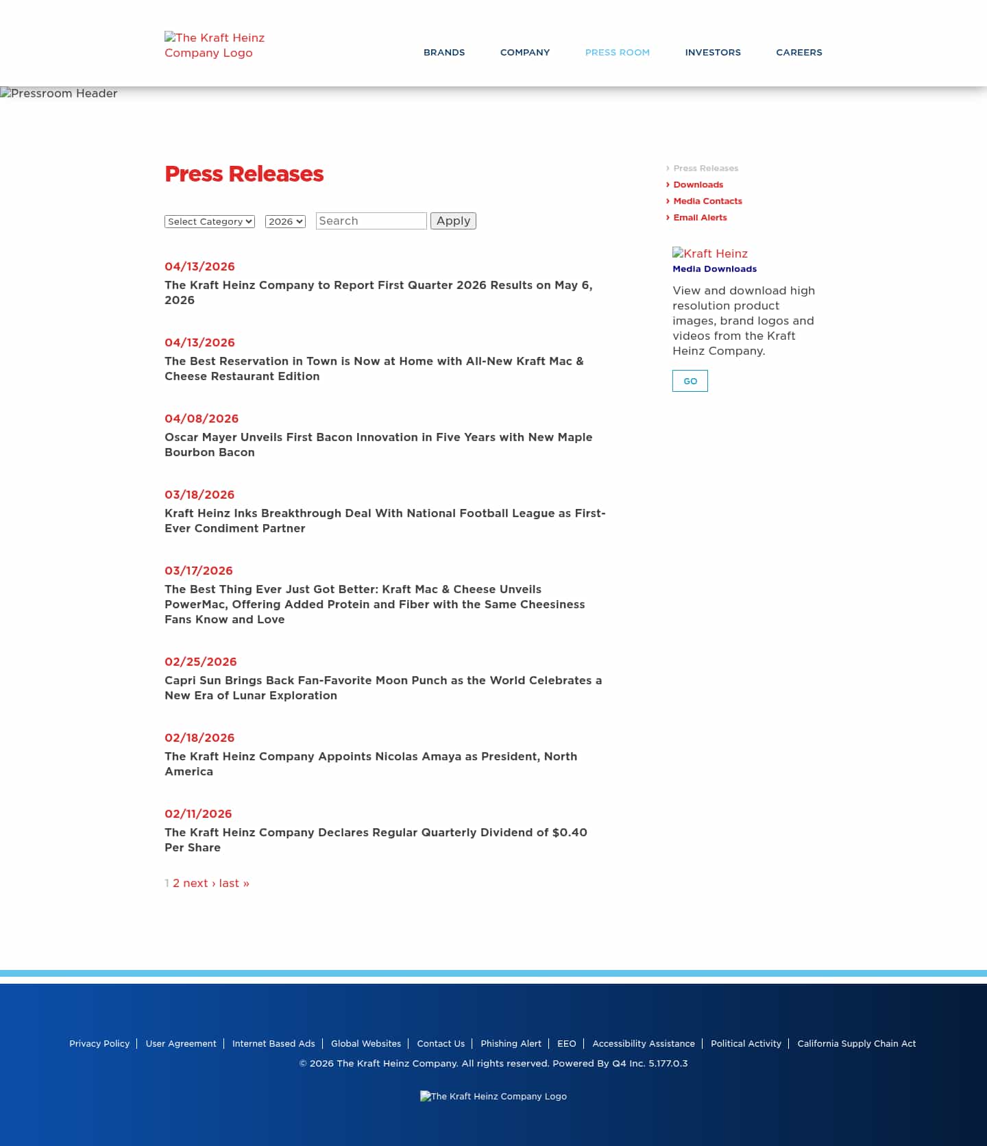 Latest website image capture