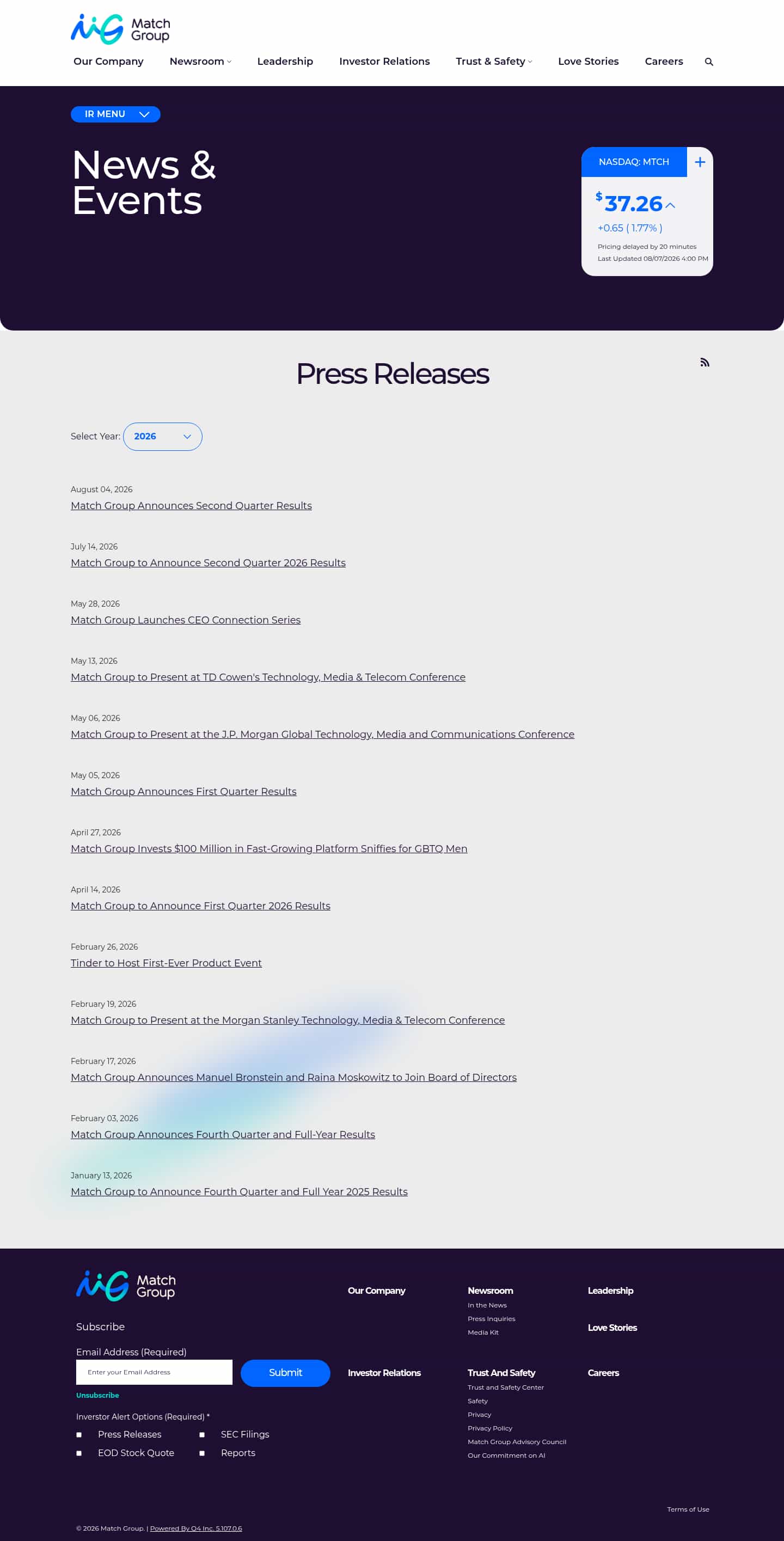 Latest website image capture