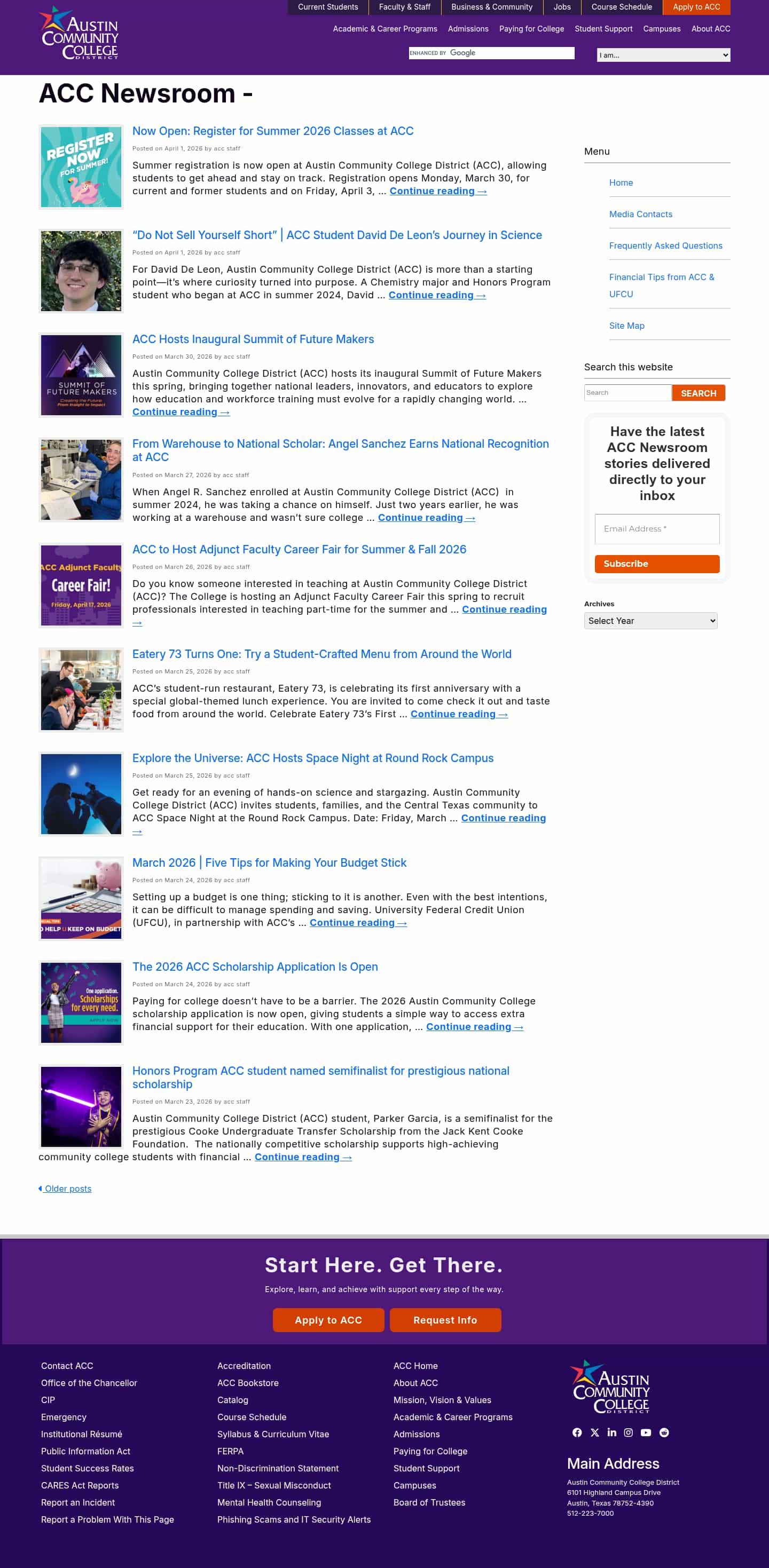 Latest website image capture