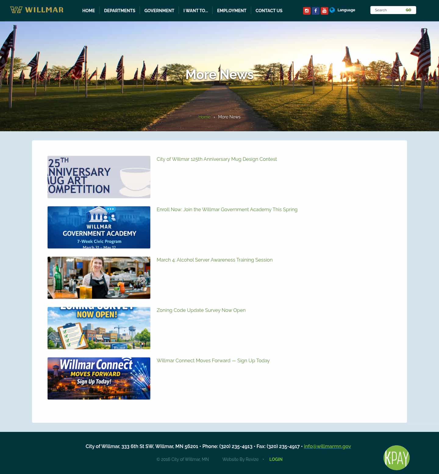 Latest website image capture