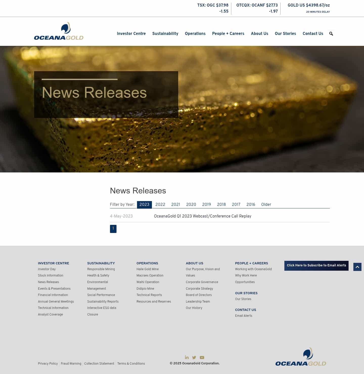 Latest website image capture