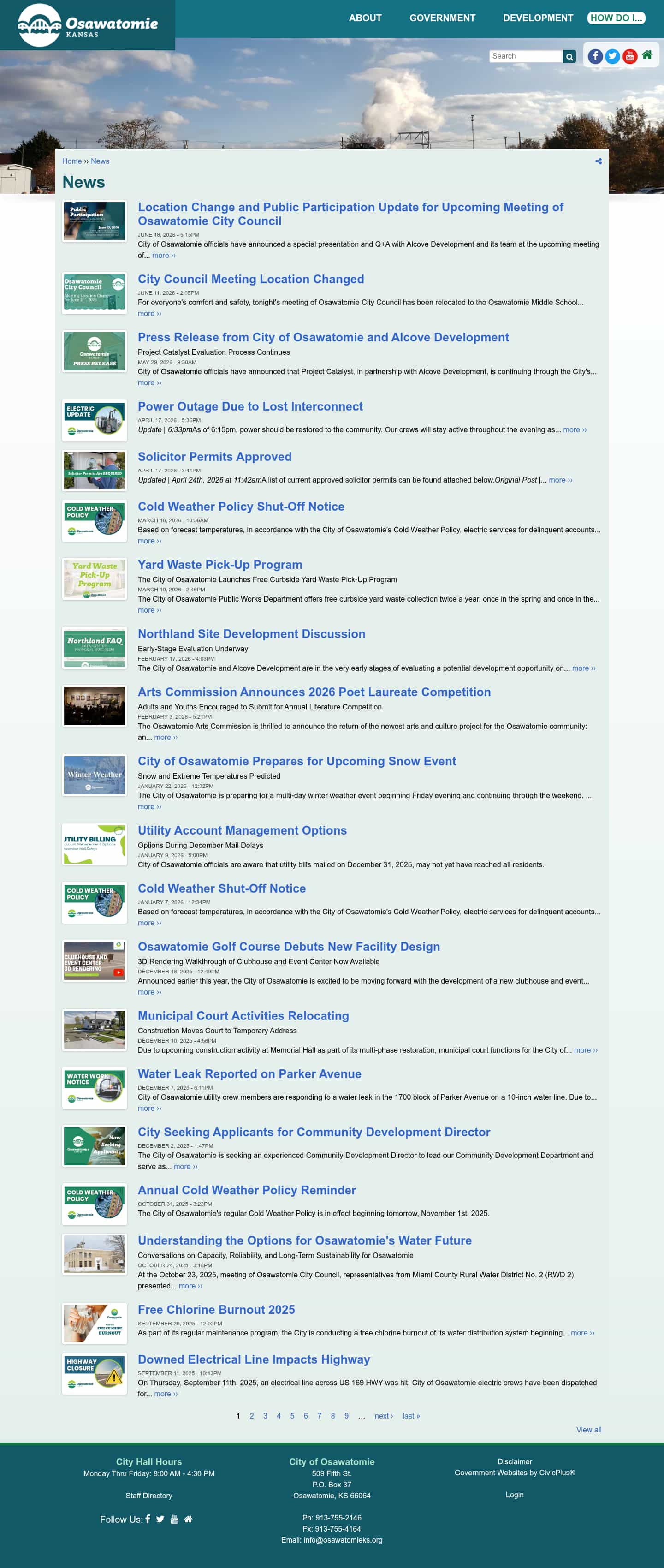 Latest website image capture