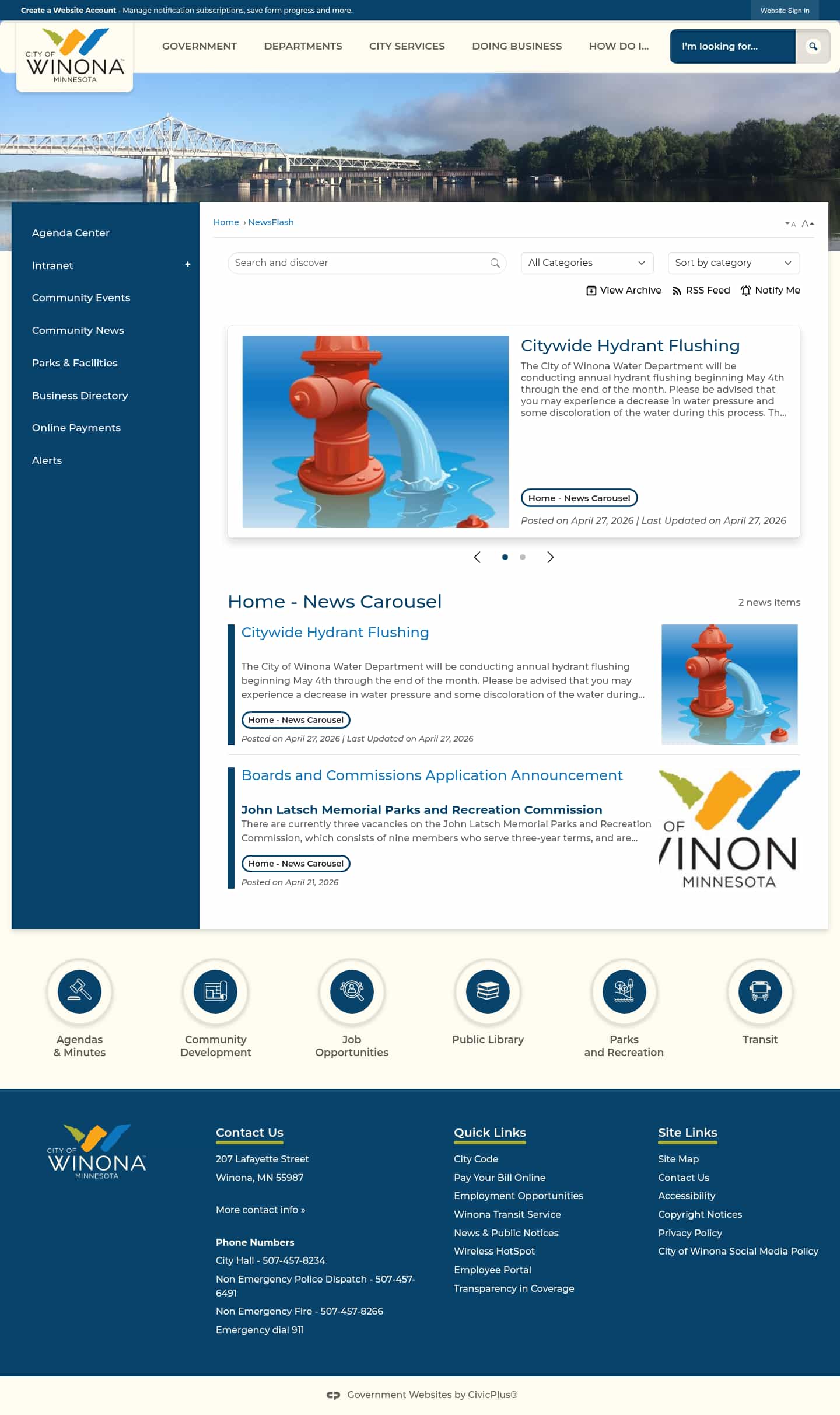 Latest website image capture
