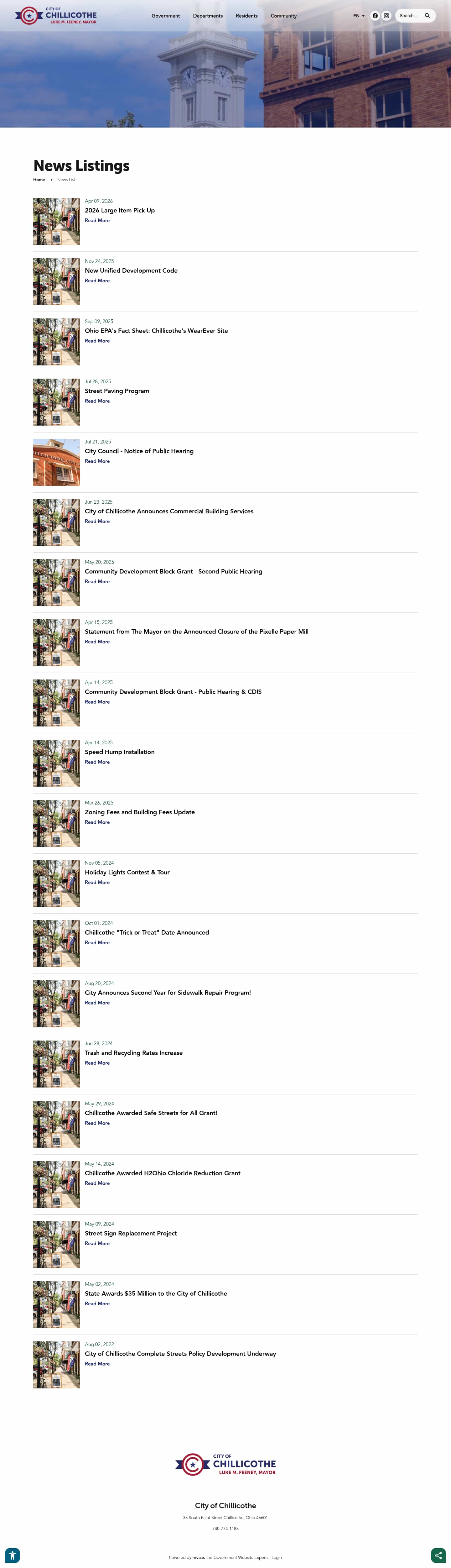 Latest website image capture