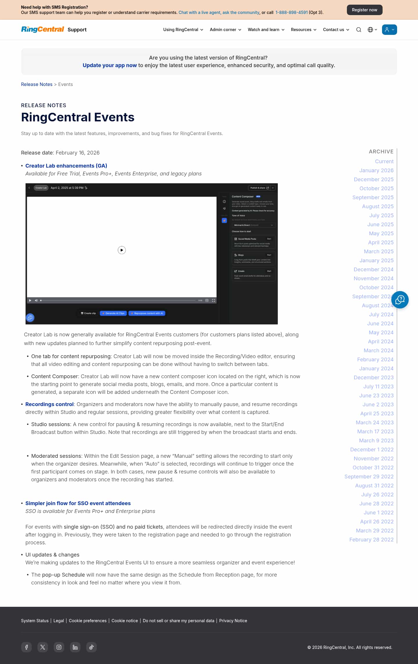Latest website image capture