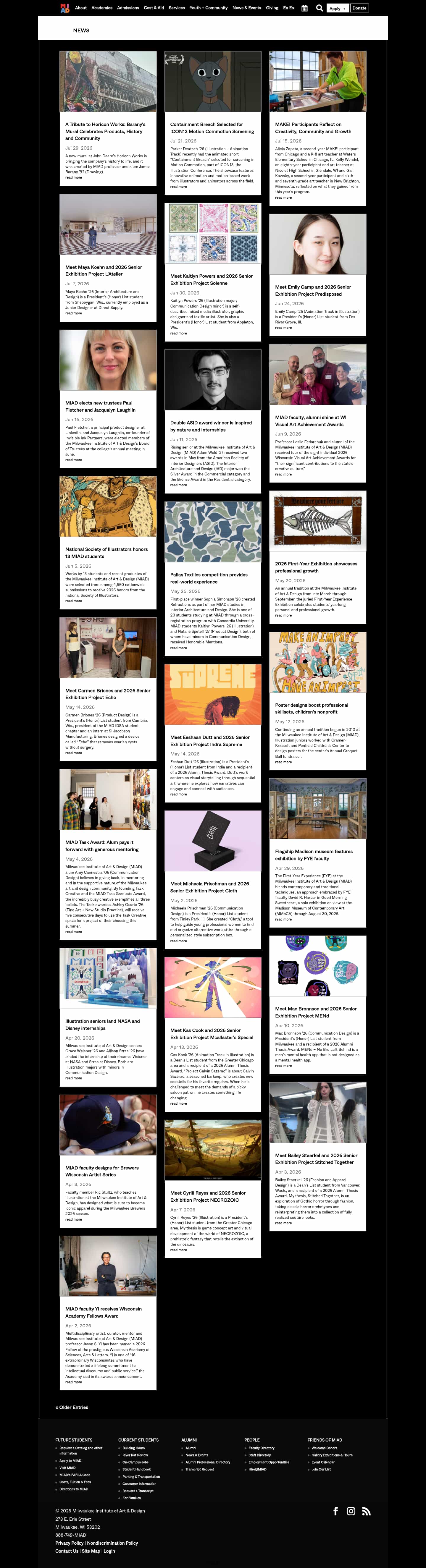Latest website image capture
