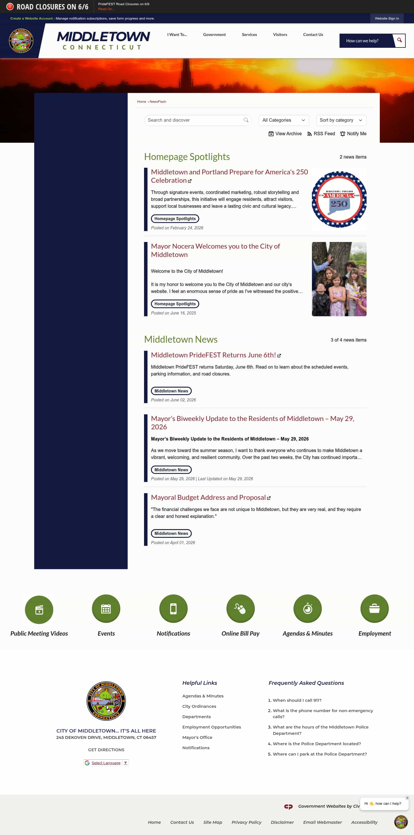 Latest website image capture