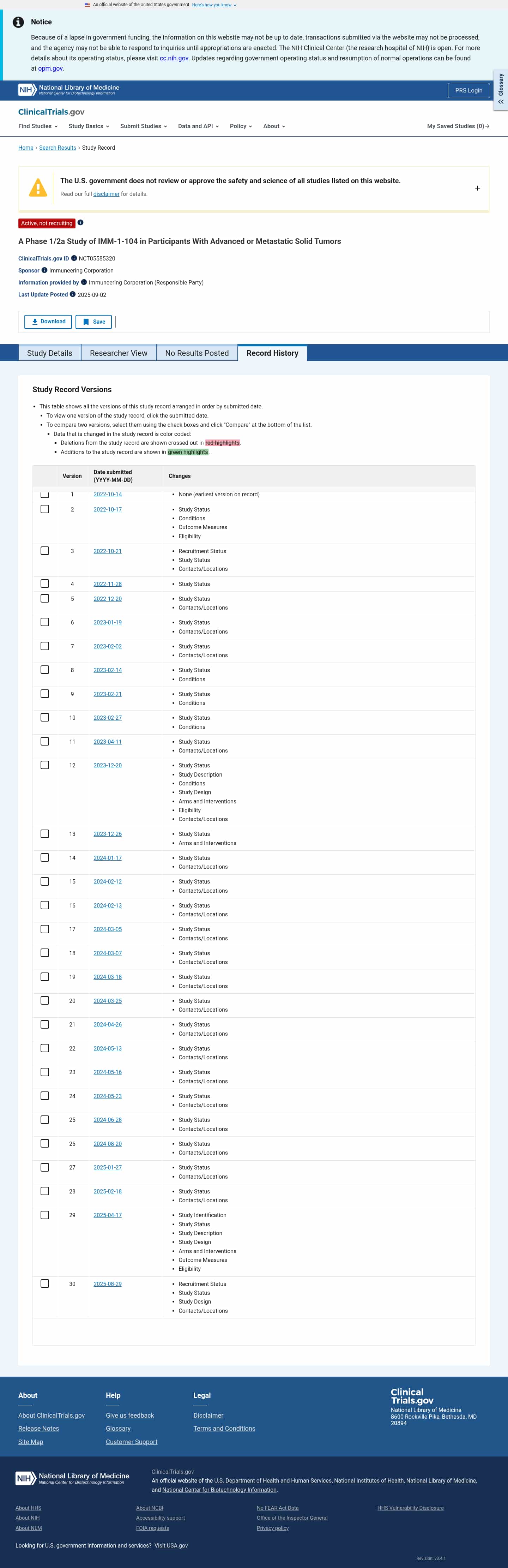 Latest website image capture