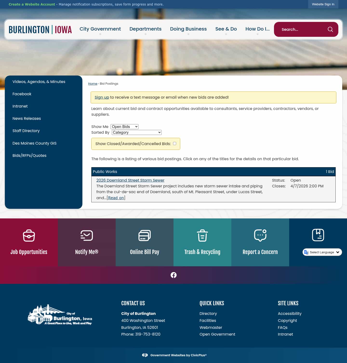 Latest website image capture