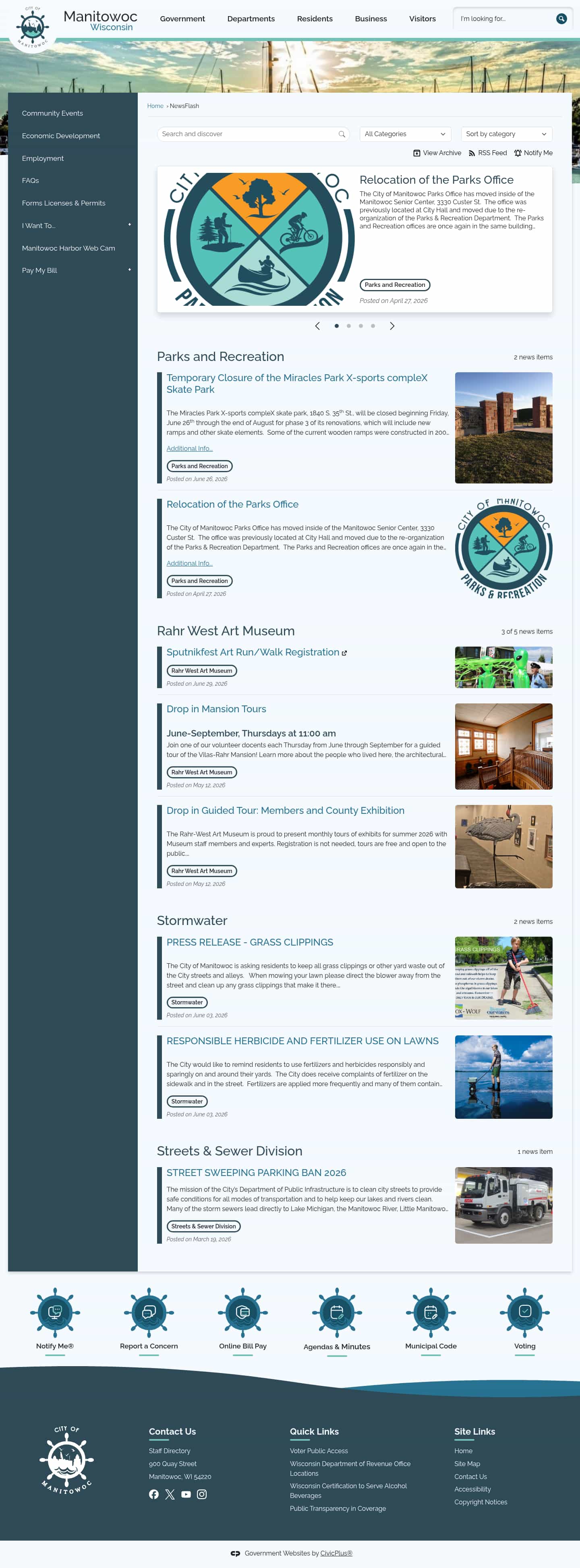 Latest website image capture
