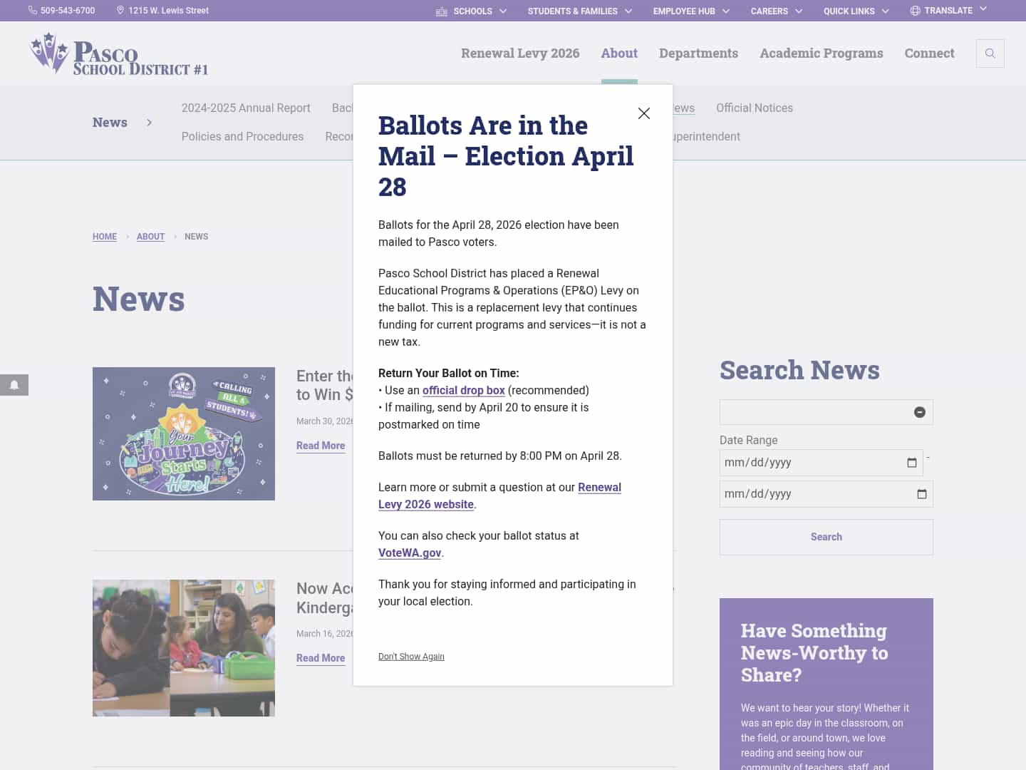 Latest website image capture