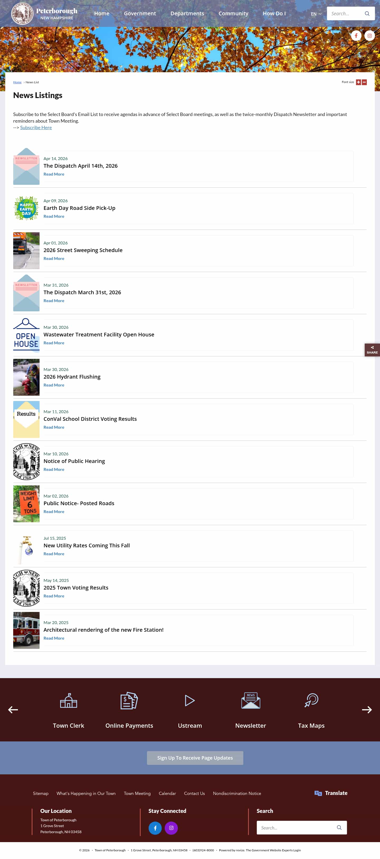 Latest website image capture