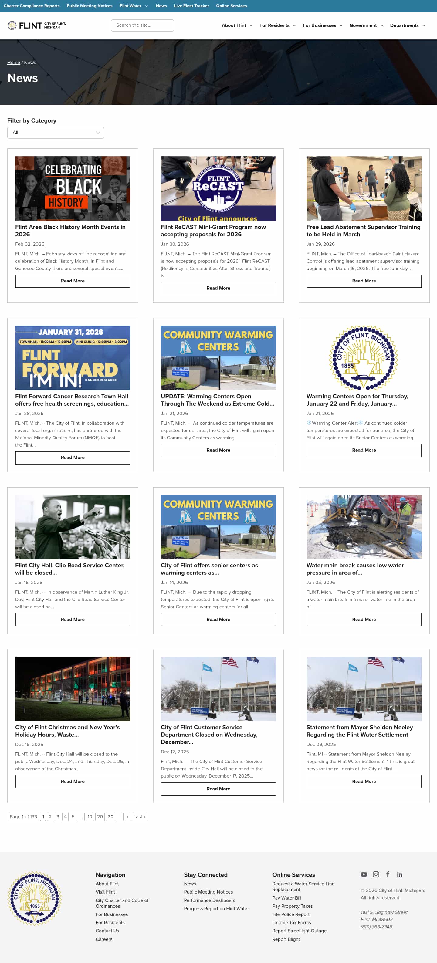 Latest website image capture