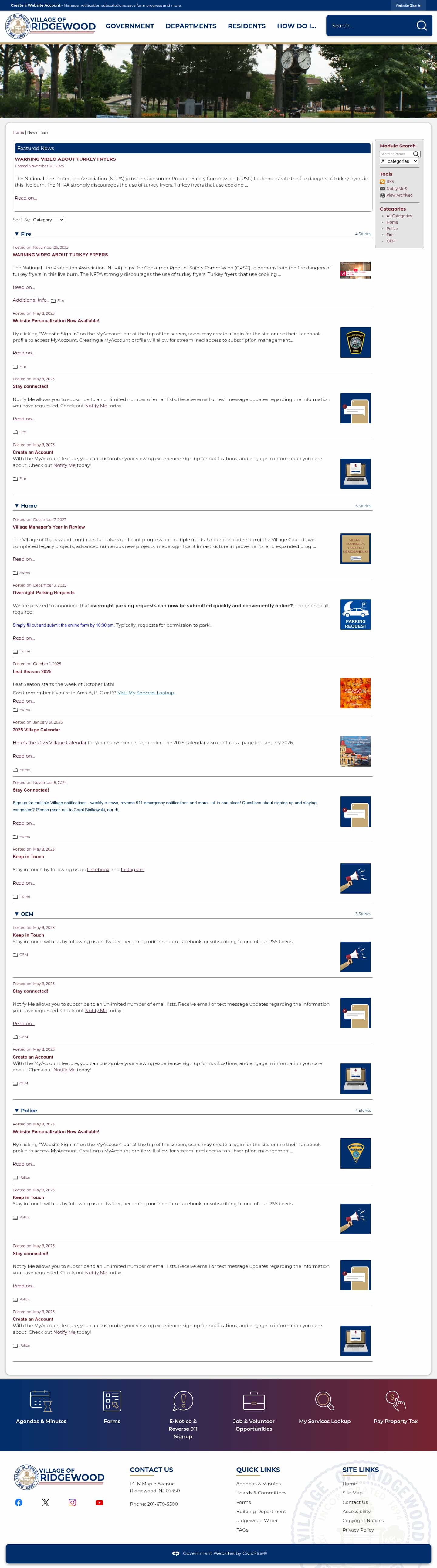 Latest website image capture