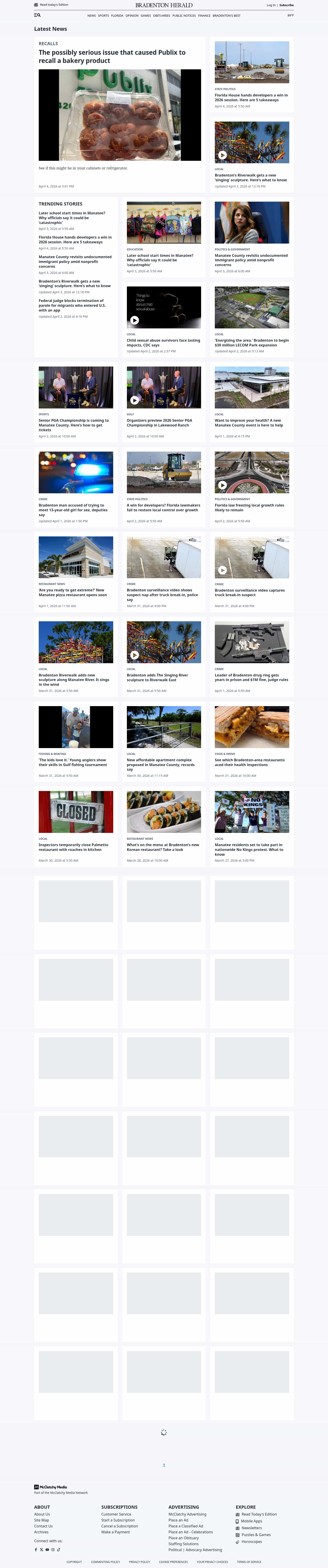 Latest website image capture