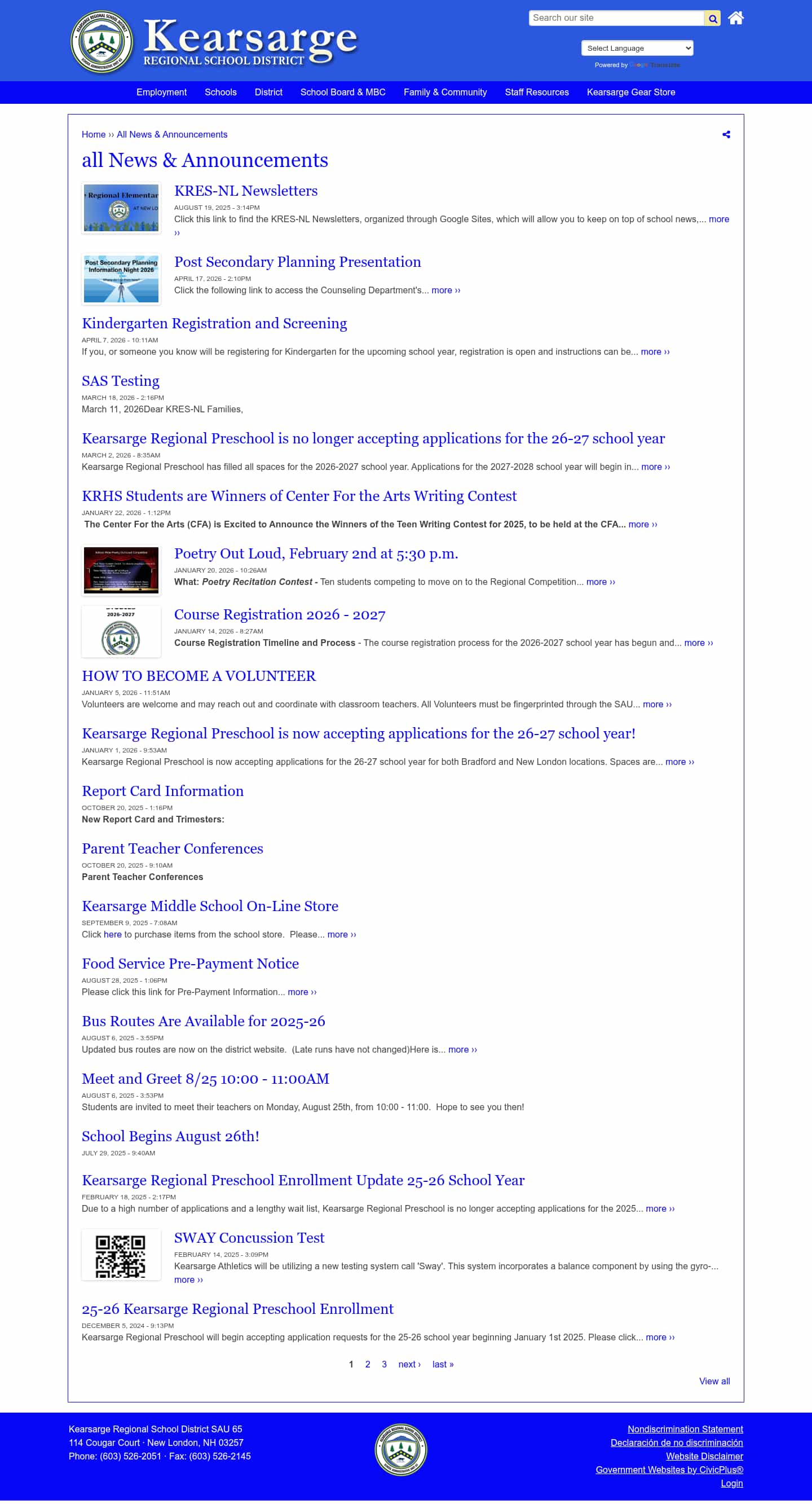 Latest website image capture