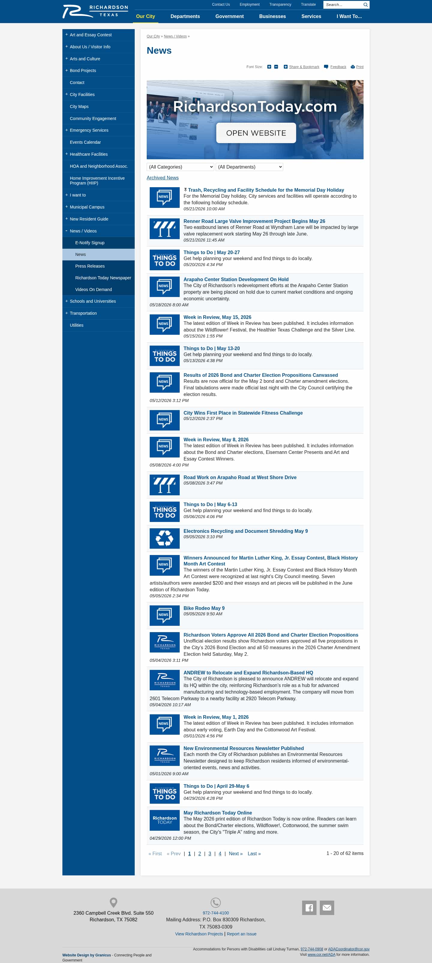 Latest website image capture