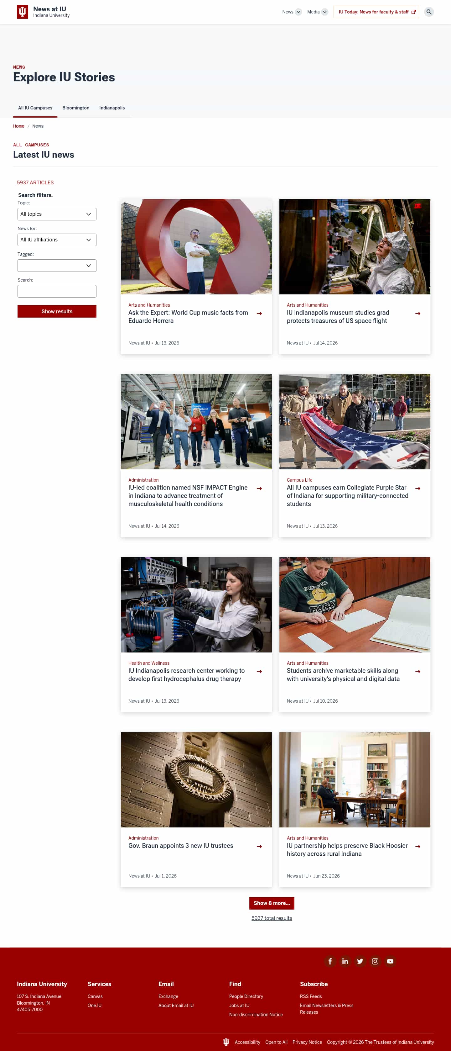 Latest website image capture
