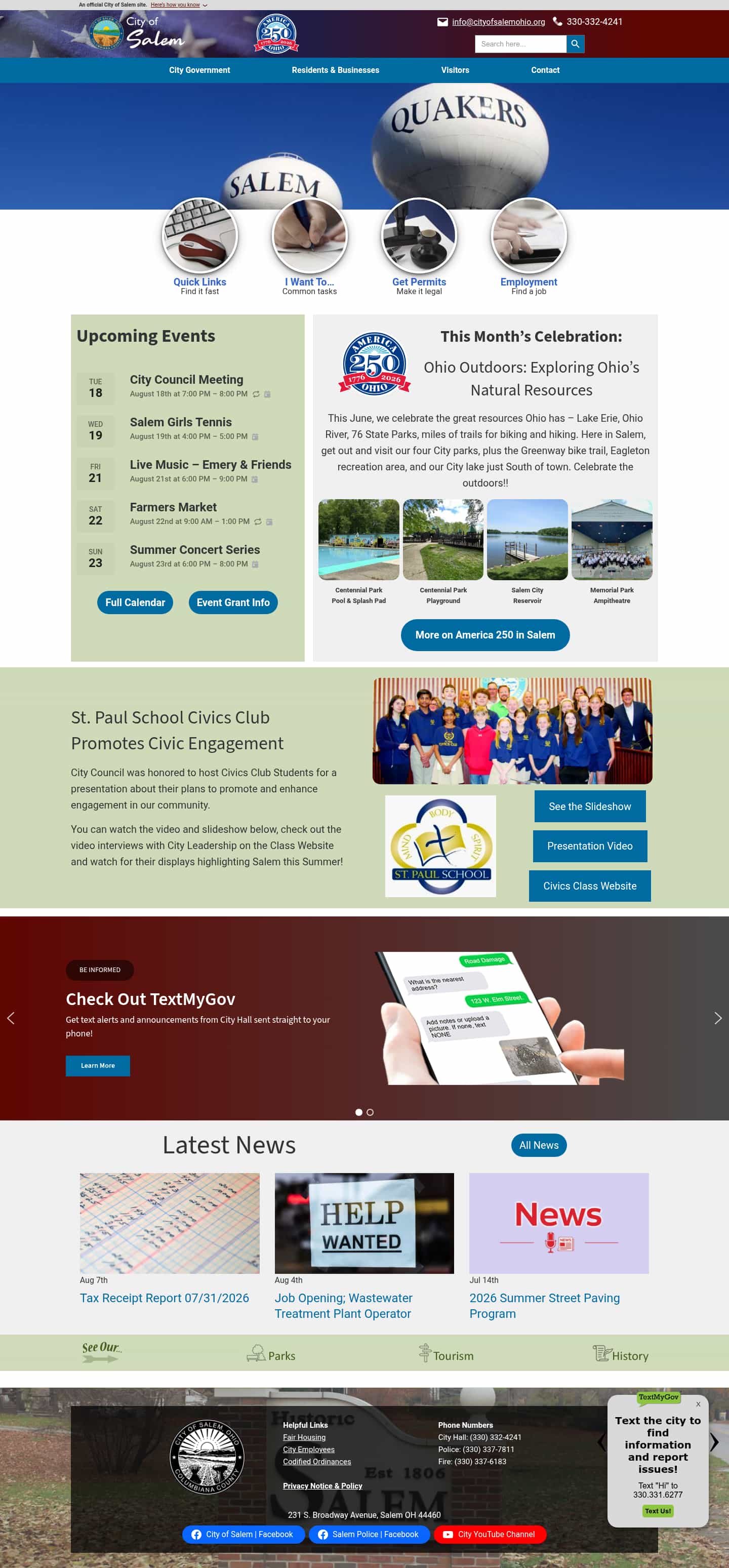 Latest website image capture