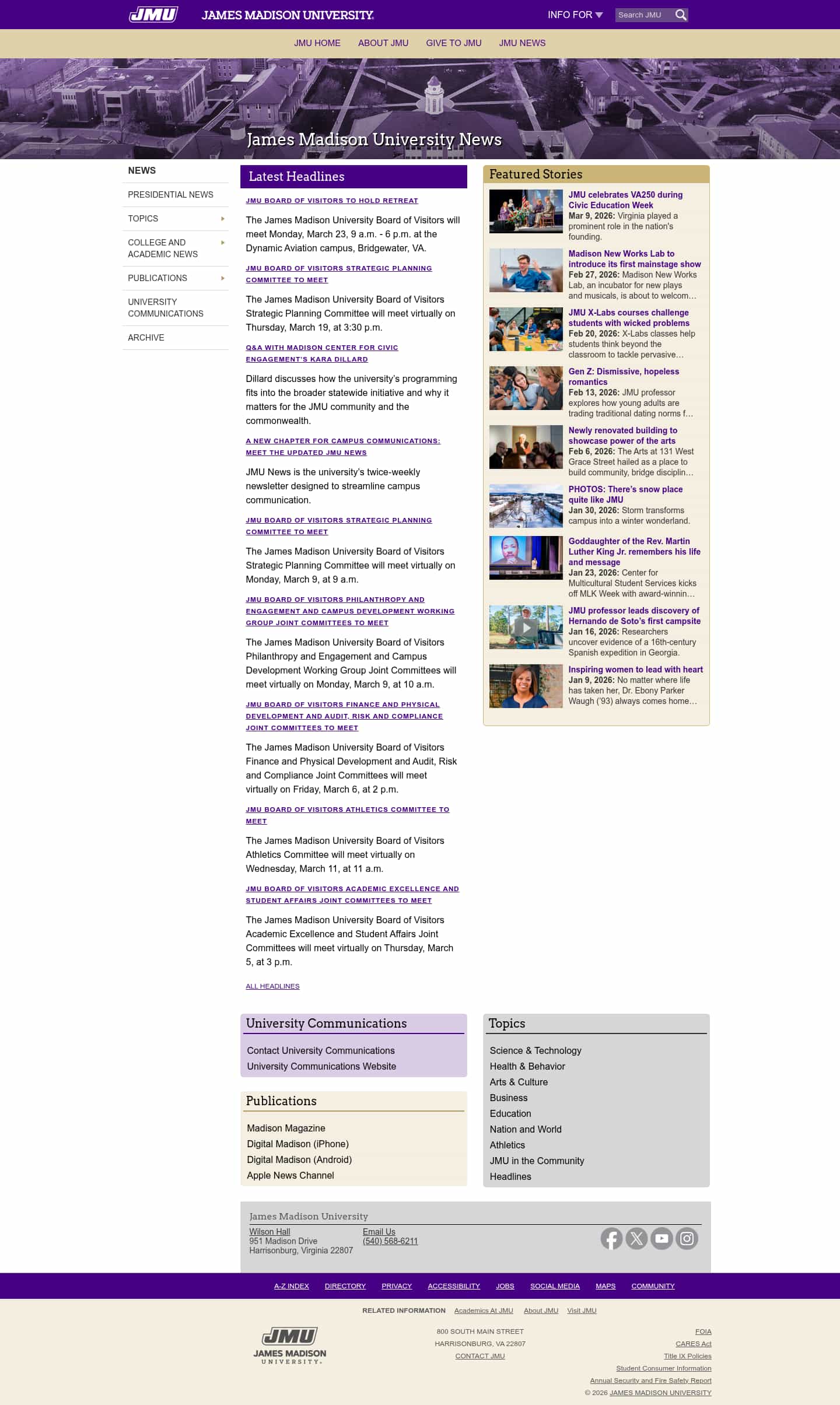 Latest website image capture