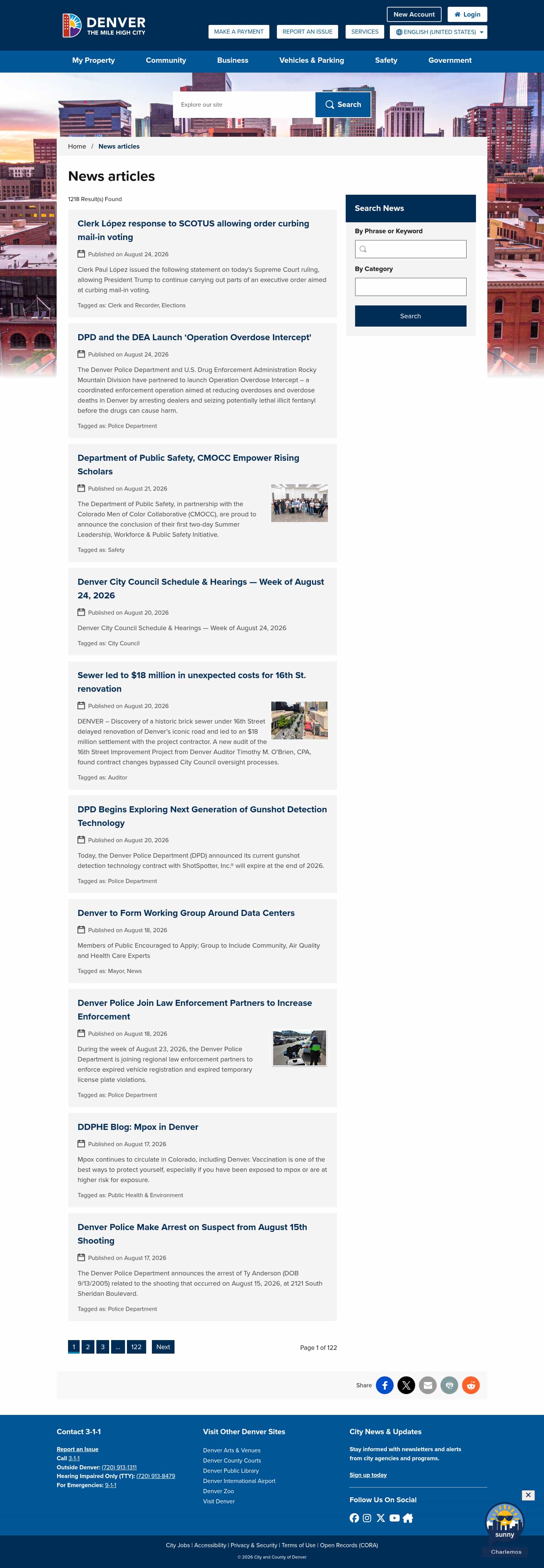 Latest website image capture
