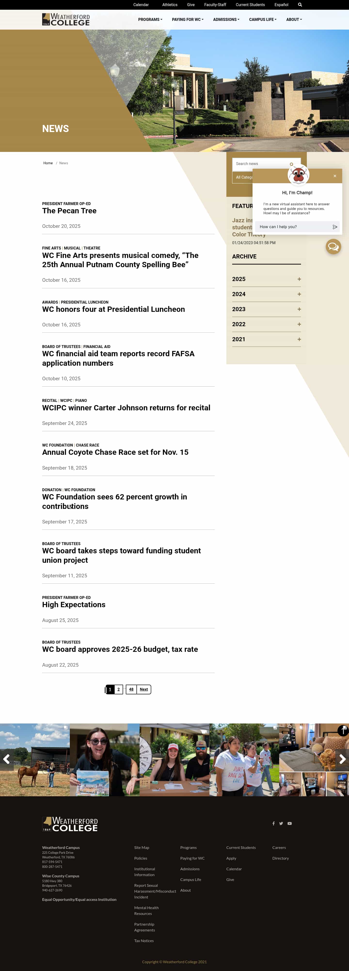 Latest website image capture