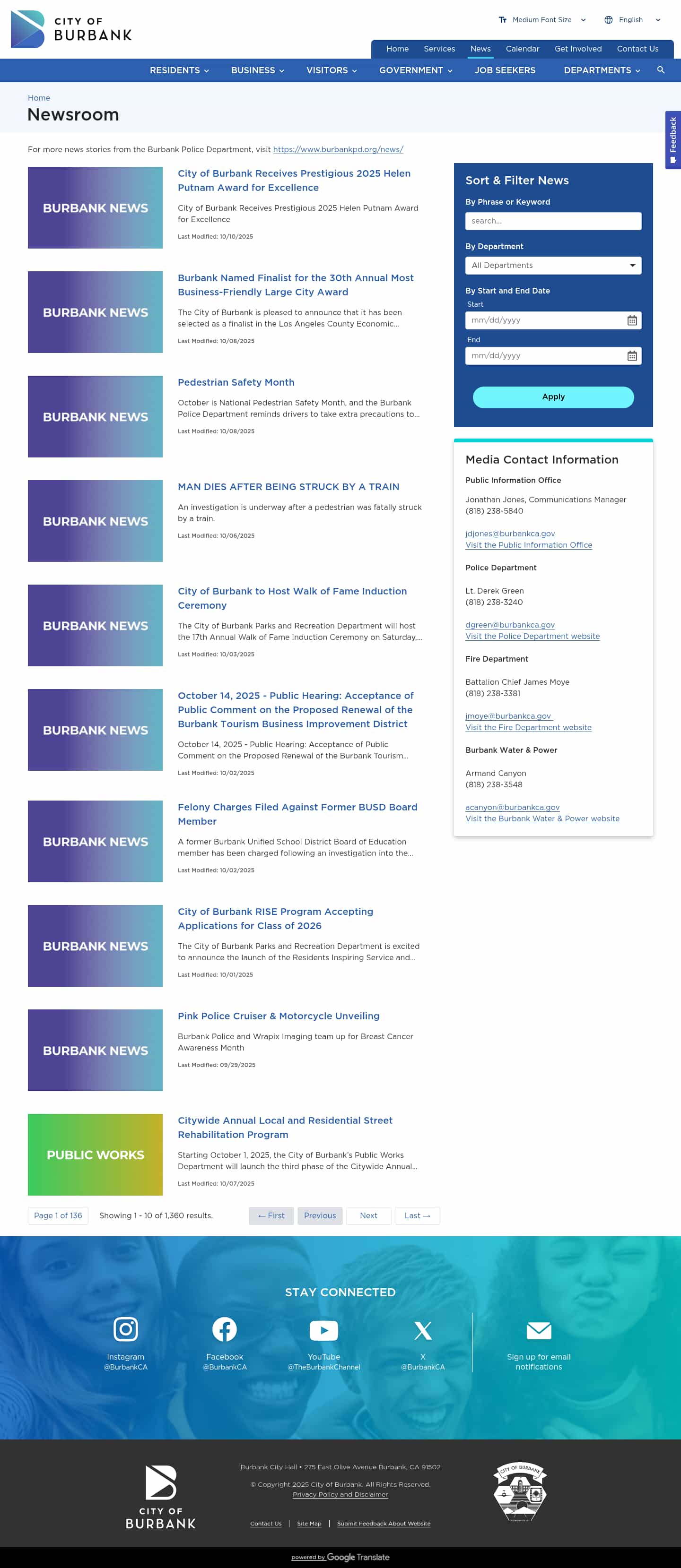 Latest website image capture