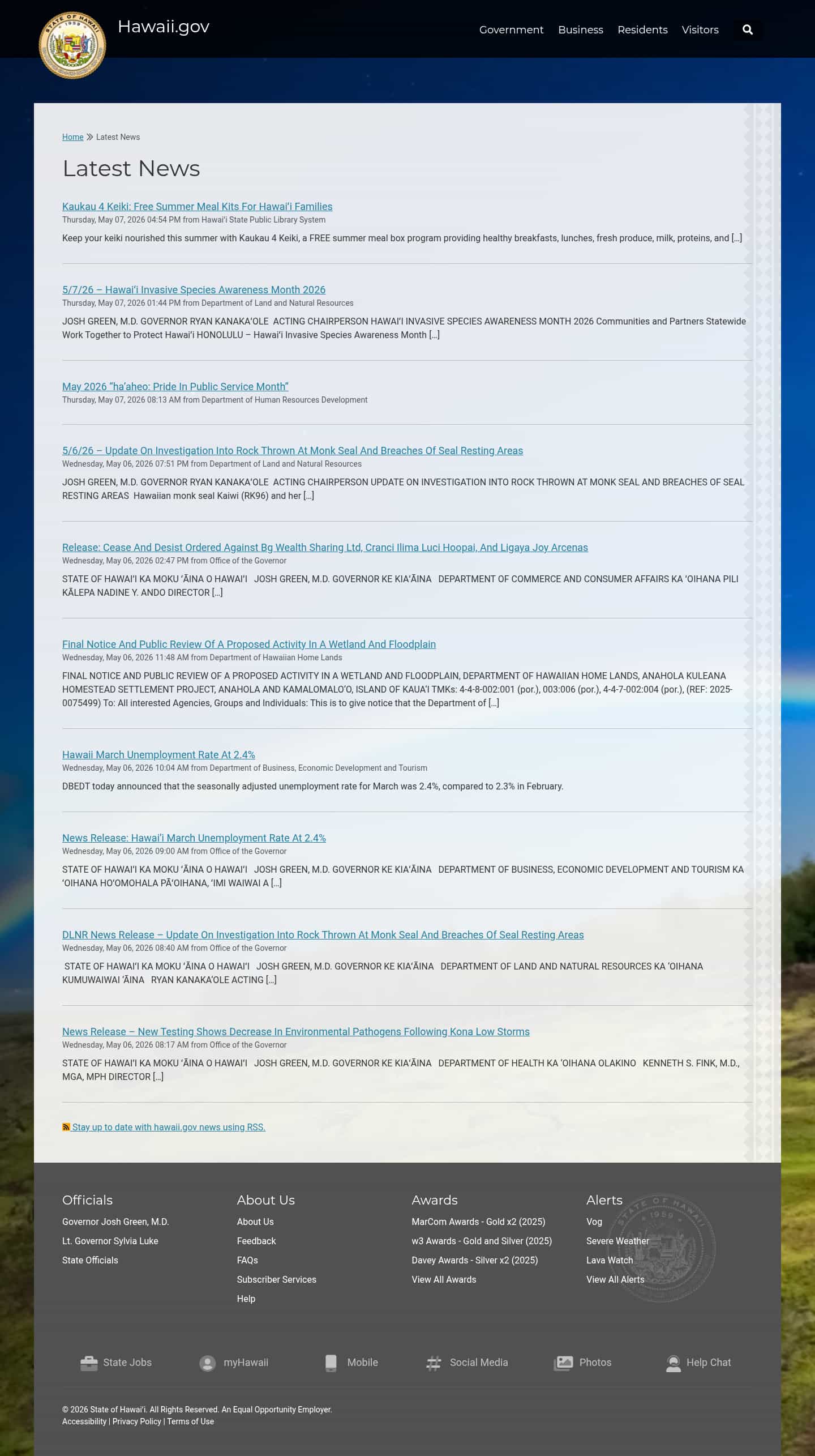 Latest website image capture