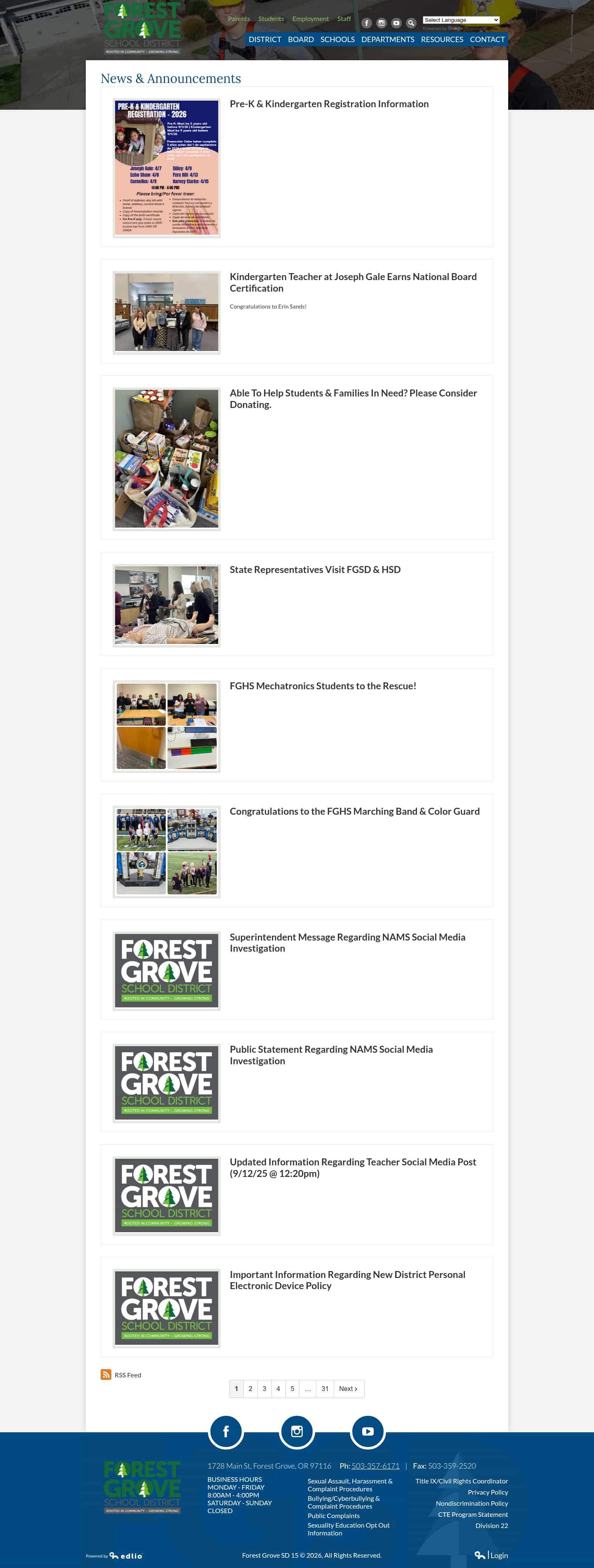 Latest website image capture