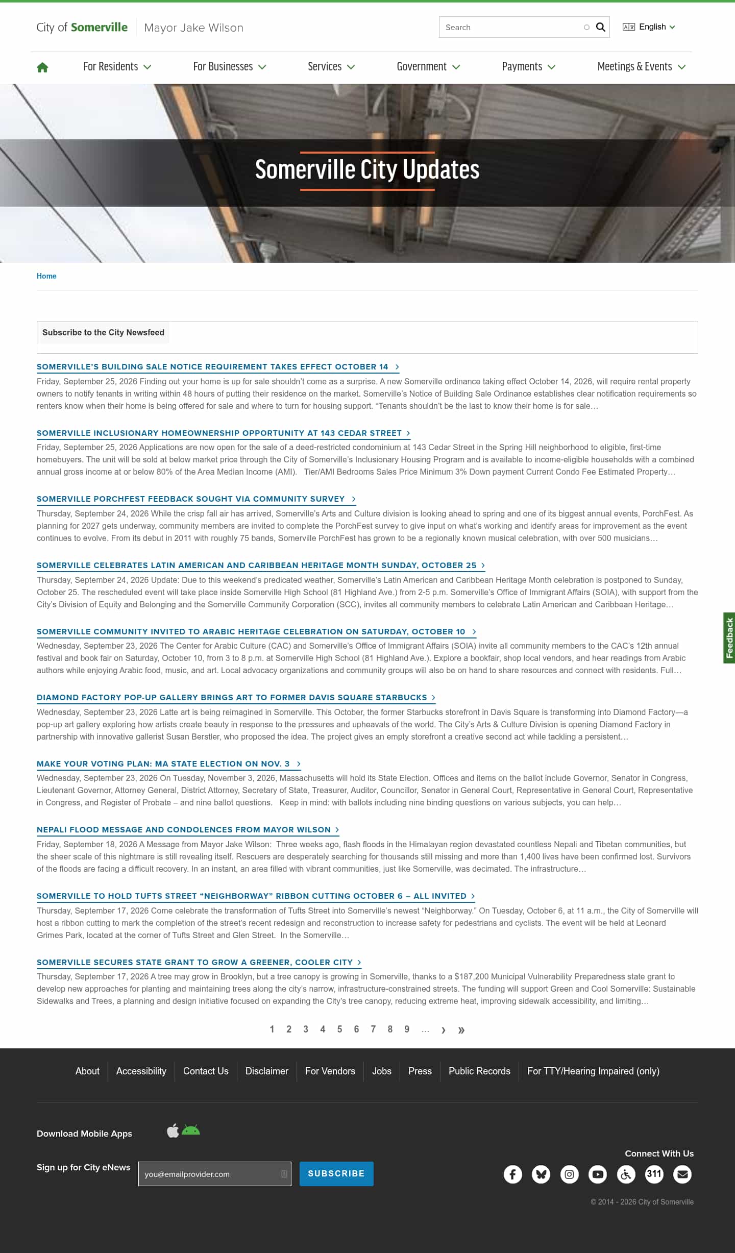 Latest website image capture