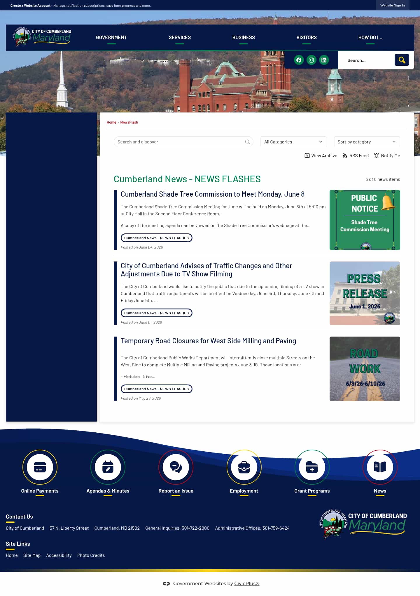 Latest website image capture
