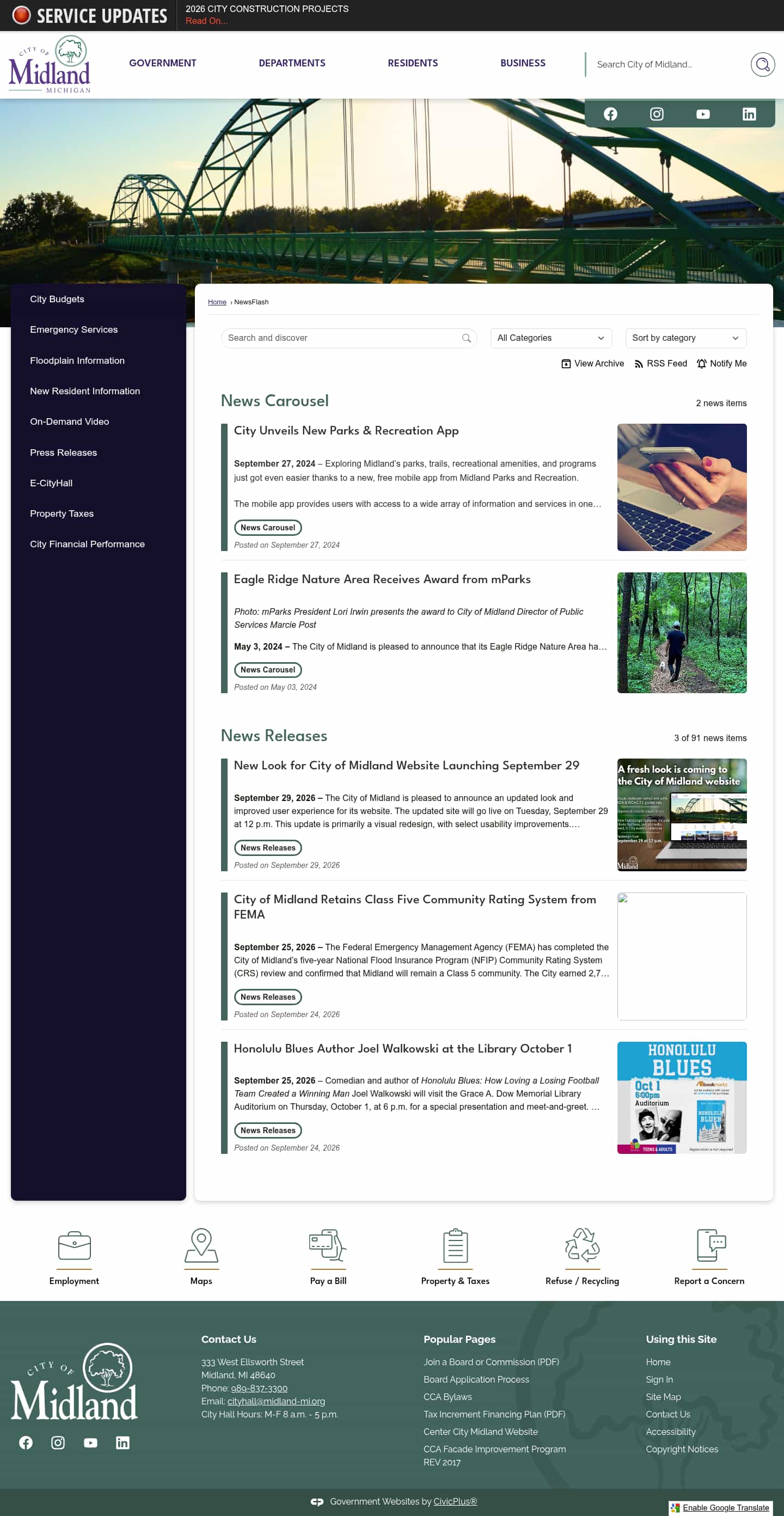 Latest website image capture