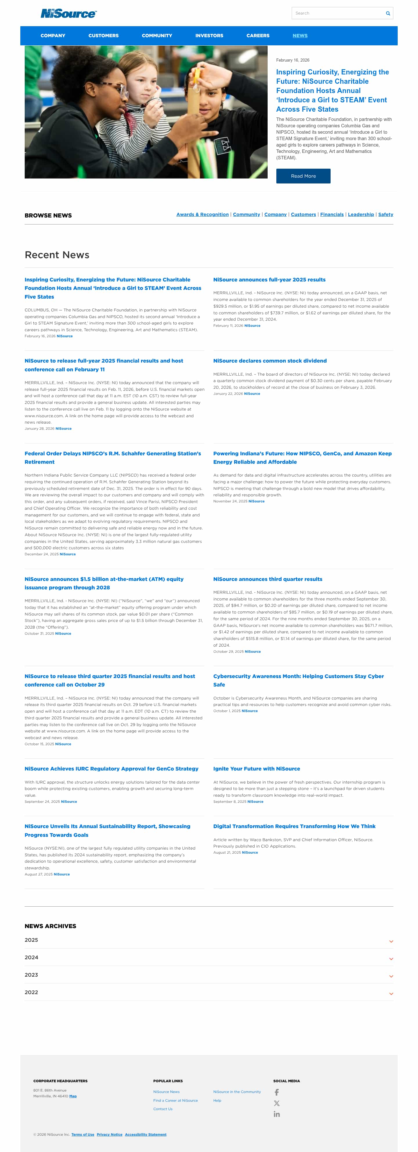 Latest website image capture