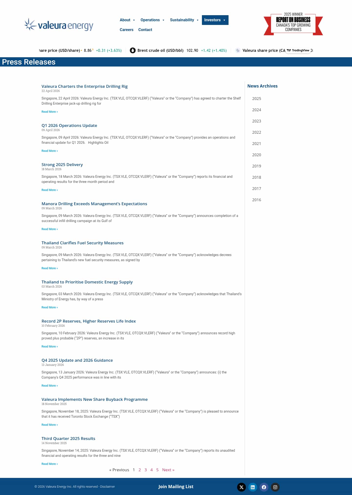 Latest website image capture