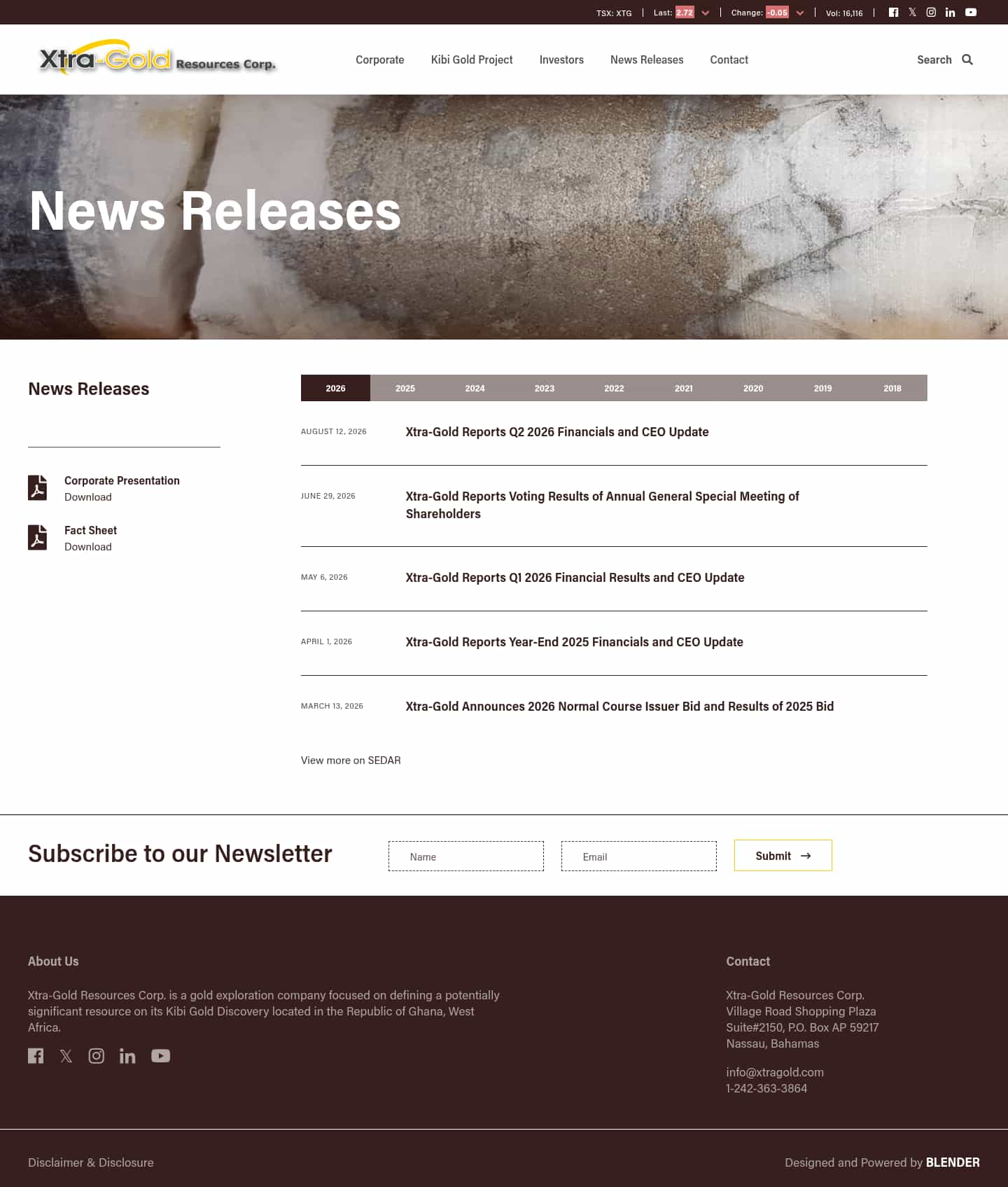 Latest website image capture
