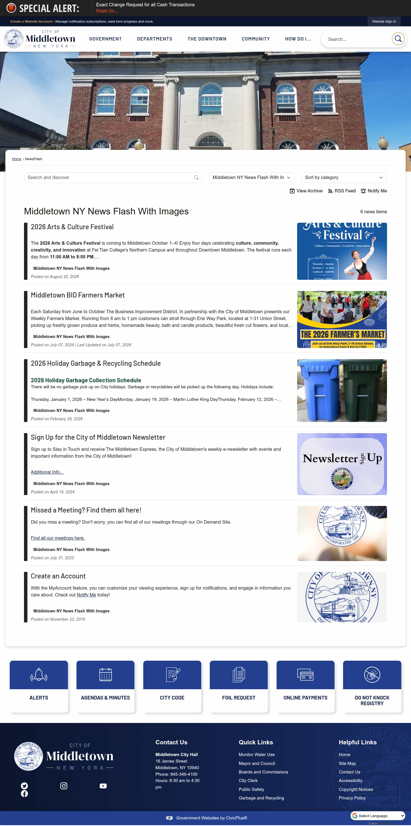Latest website image capture