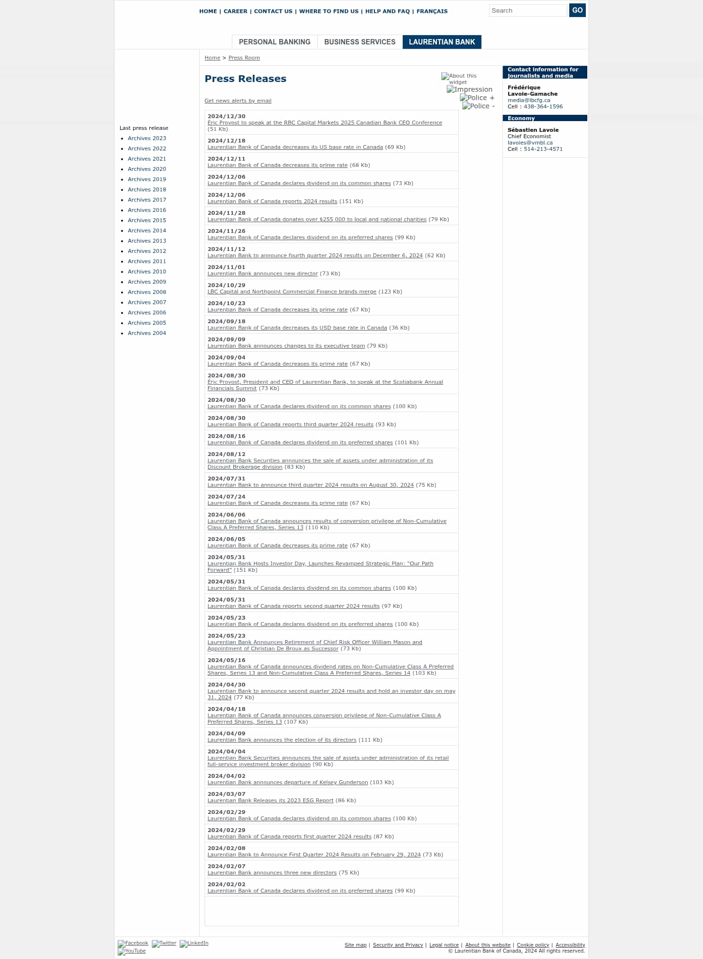 Latest website image capture